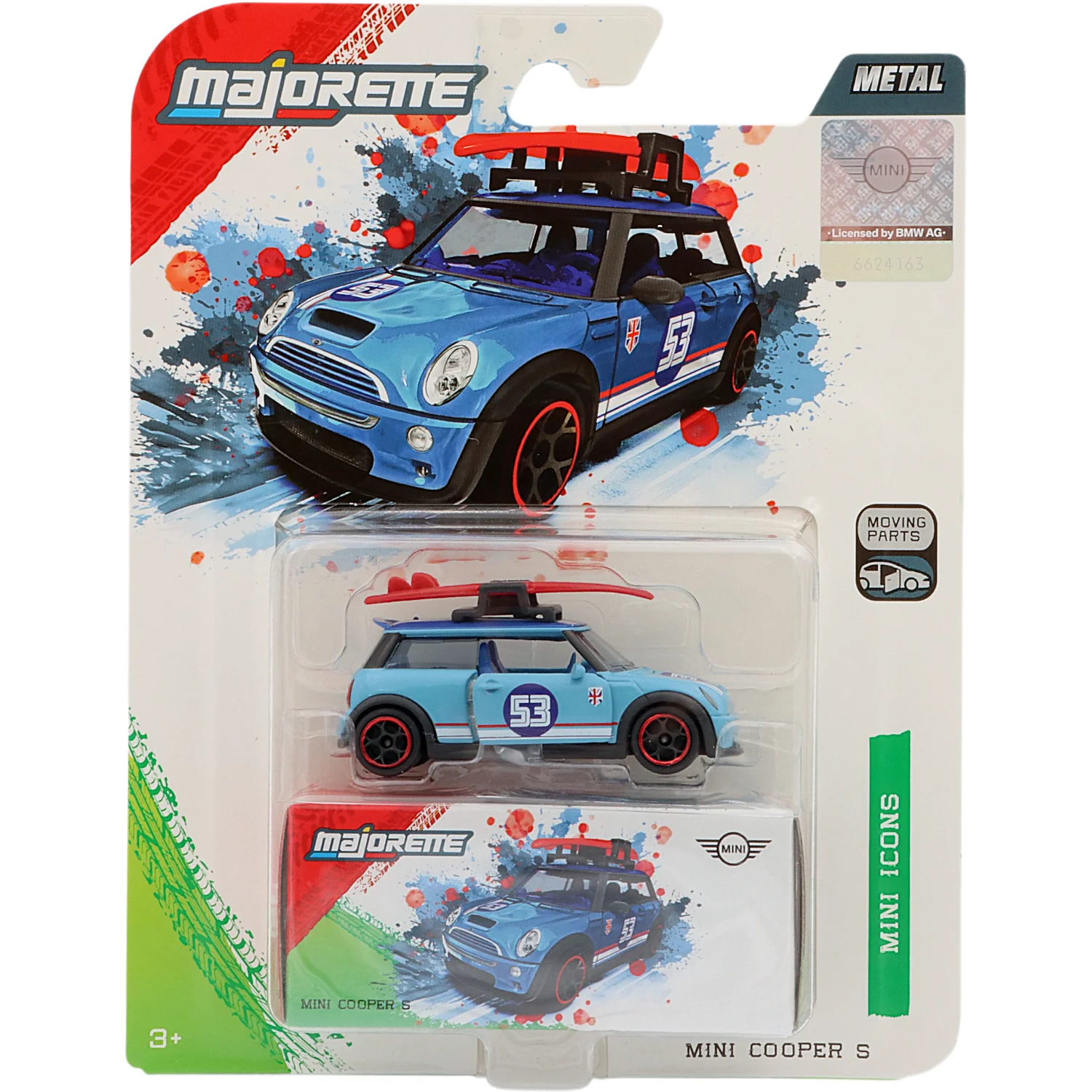 Mini Cooper S - Mattsvart - Mini Deluxe Cars - Majorette