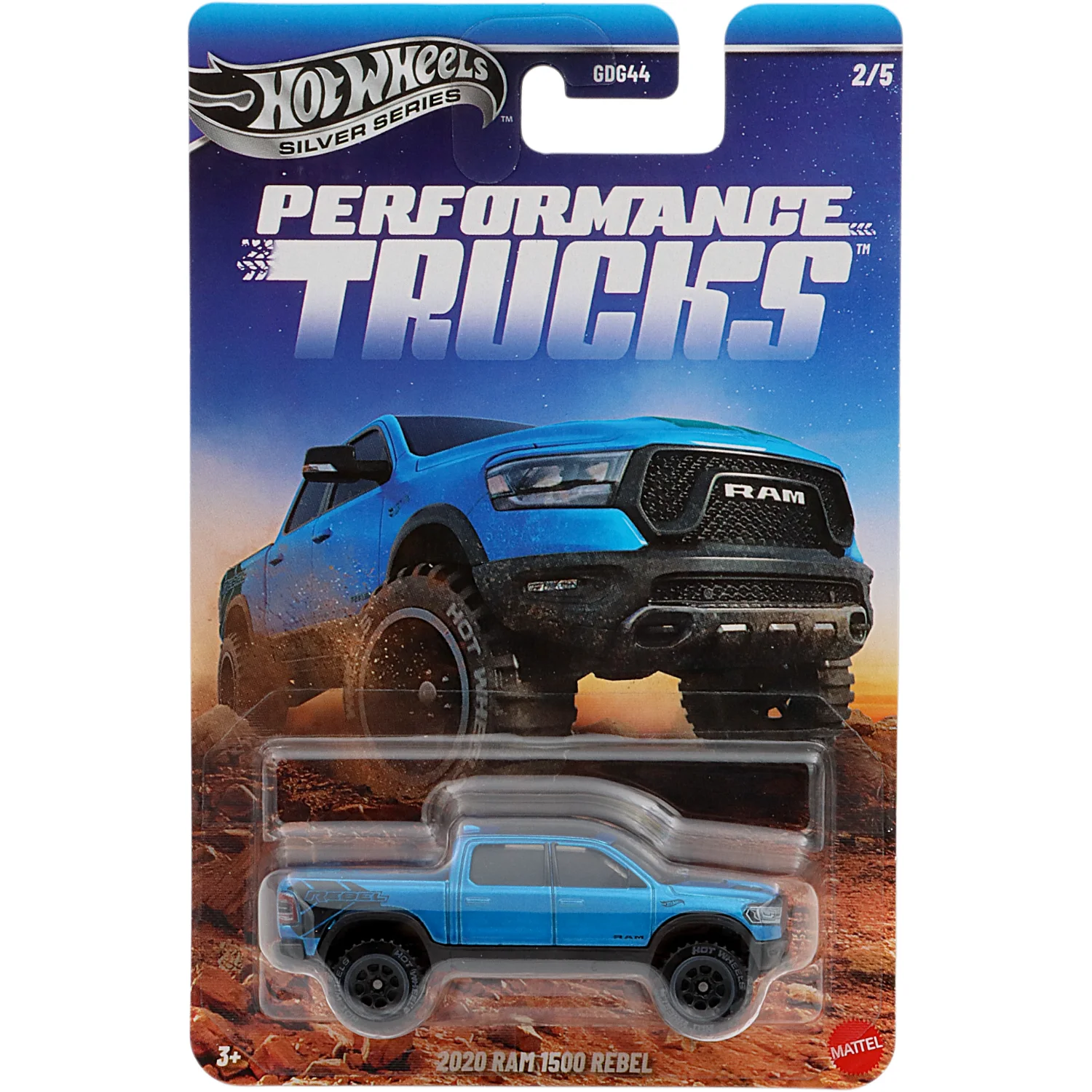 2020 RAM 1500 Rebel - Blå - Performance Trucks - Hot Wheels