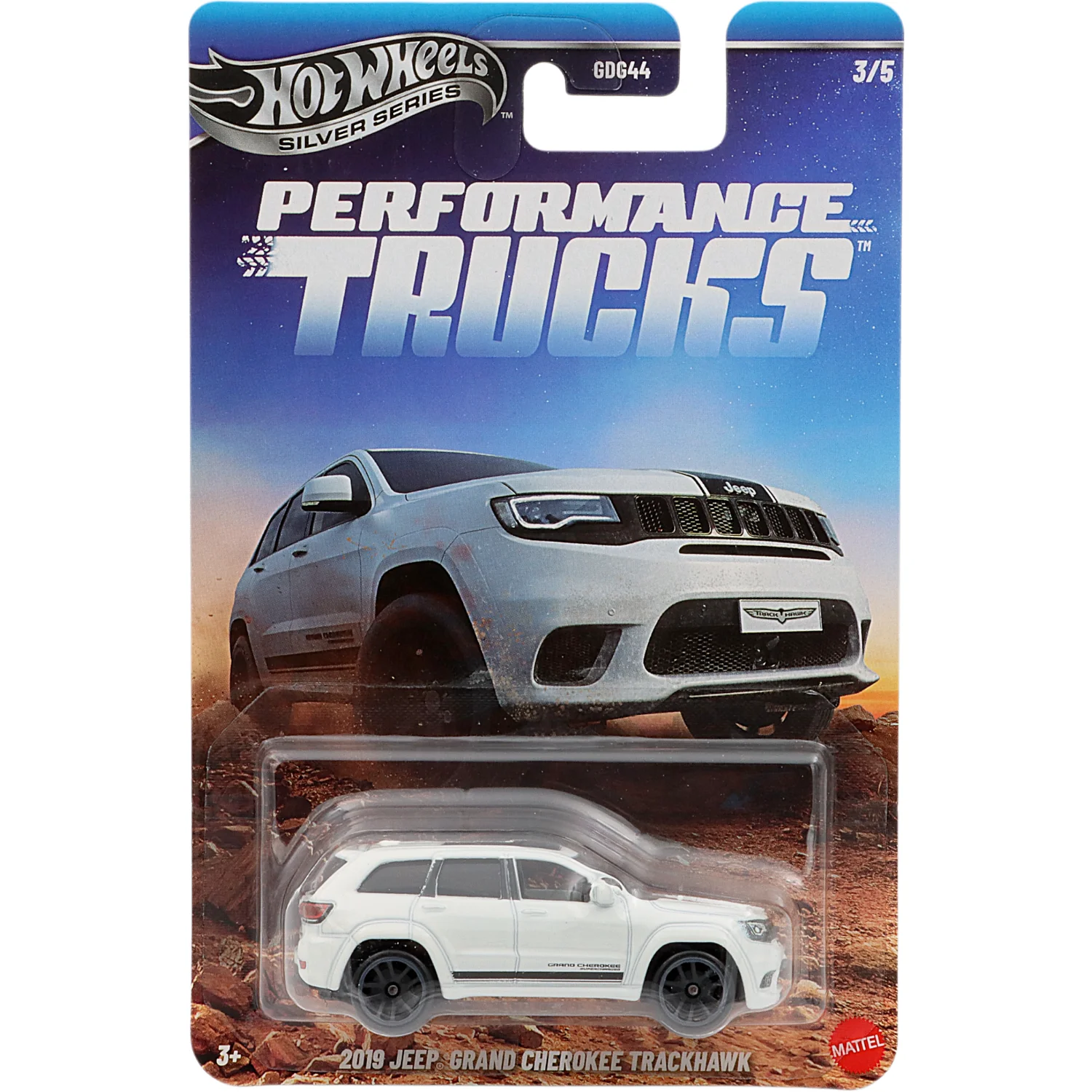 2019 Jeep Grand Cherokee Trackhawk - Vit - Performance Trucks - Hot Wheels