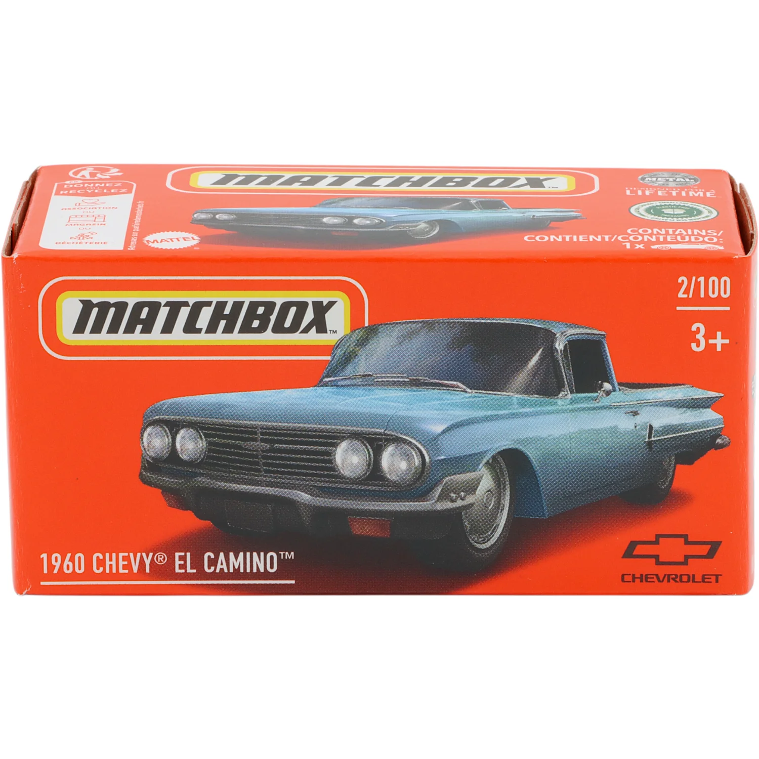 1960 Chevy El Camino - Blå - Power Grab 2/100 - Matchbox