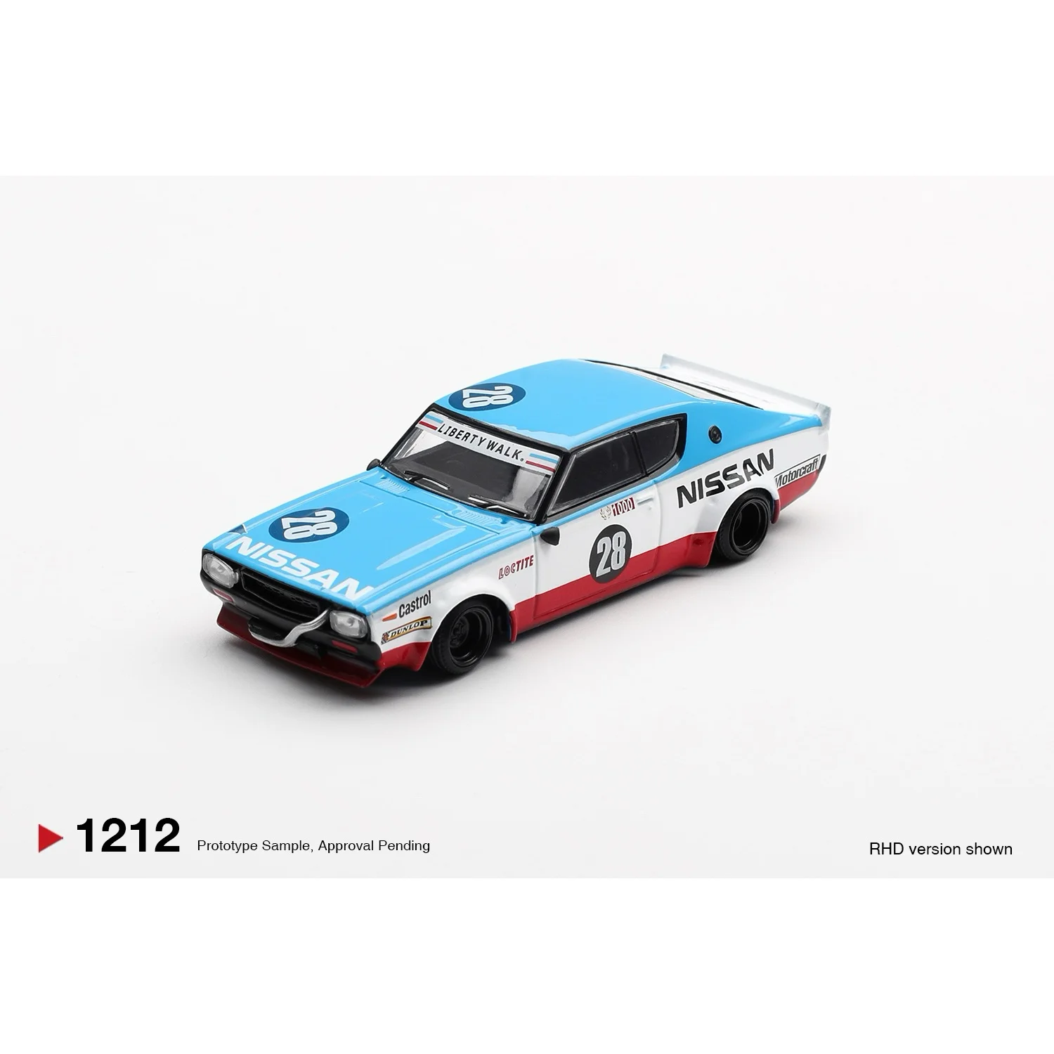 Nissan Skyline Kenmeri Liberty Walk Nissan Racing '75 concept - 1212 - Mini GT - 1:64
