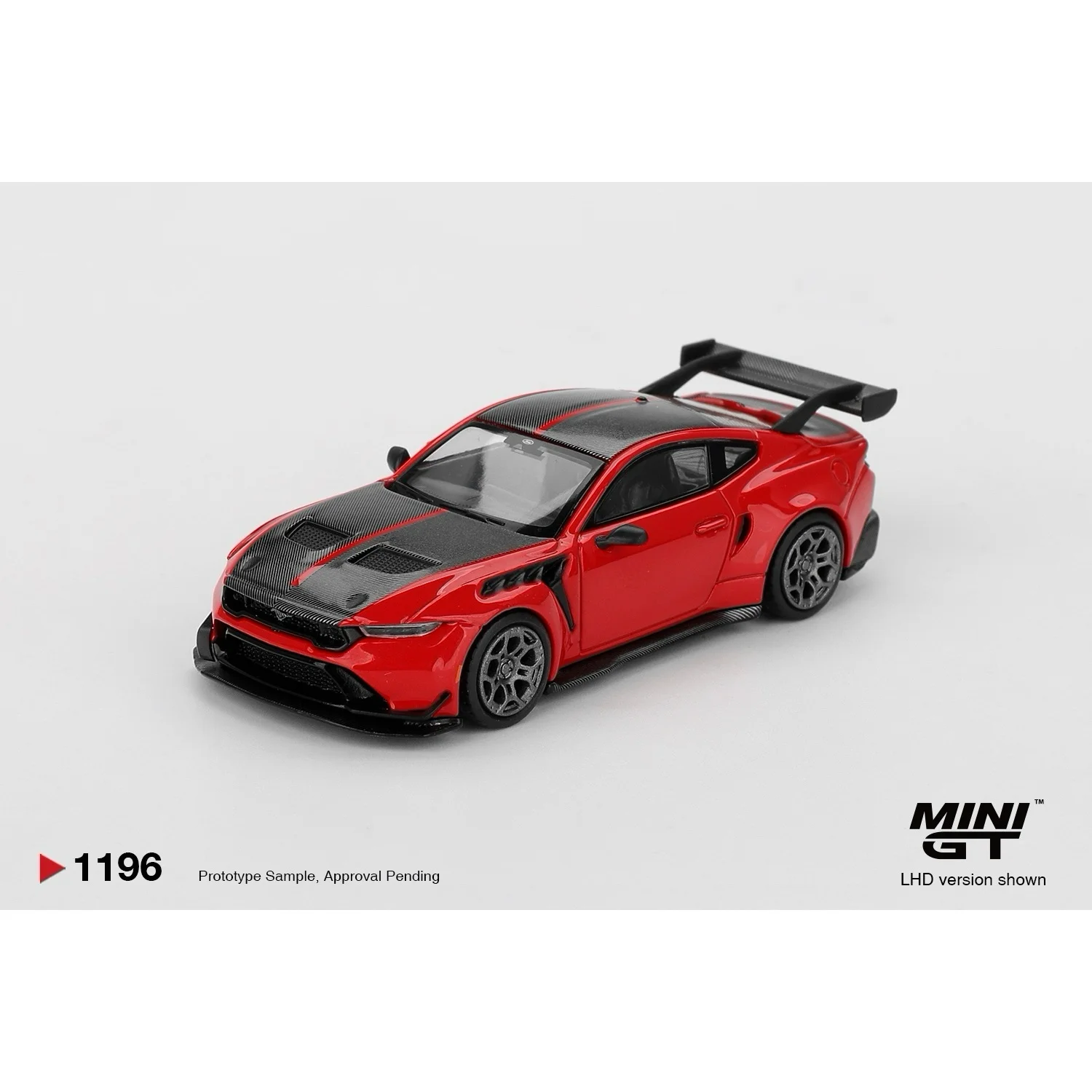Ford Mustang GTD Race Red - Röd - 1196 - Mini GT - 1:64