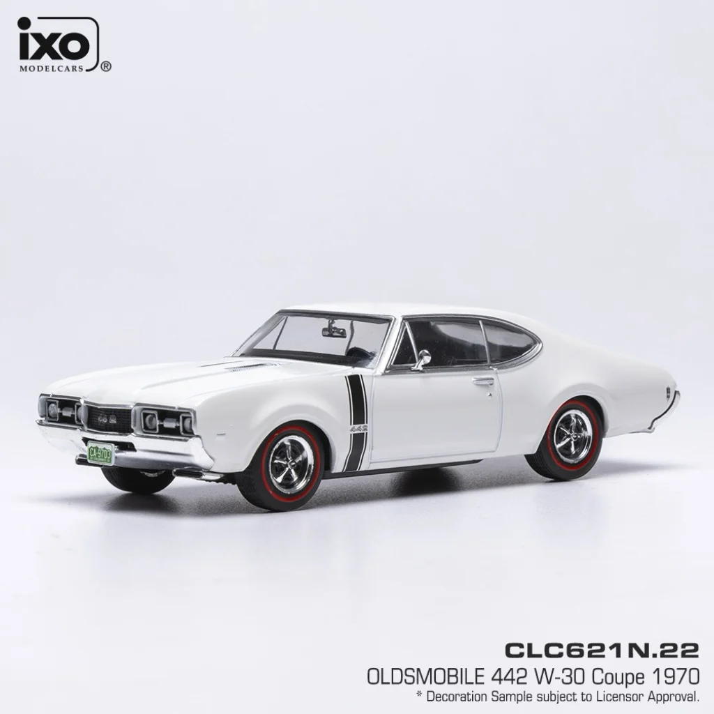 Oldsmobile 442 W-30 Coupe - Vit - 1970 - Ixo America - 1:43