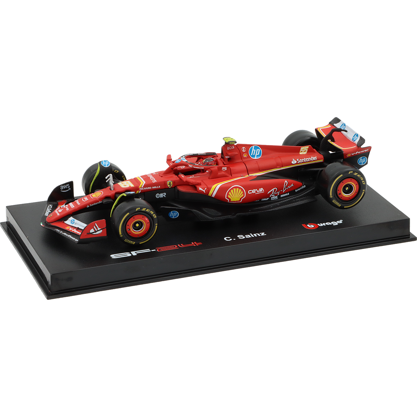 Ferrari SF-24 - 2024 - #55 Carlos Sainz - Bburago - 1:43