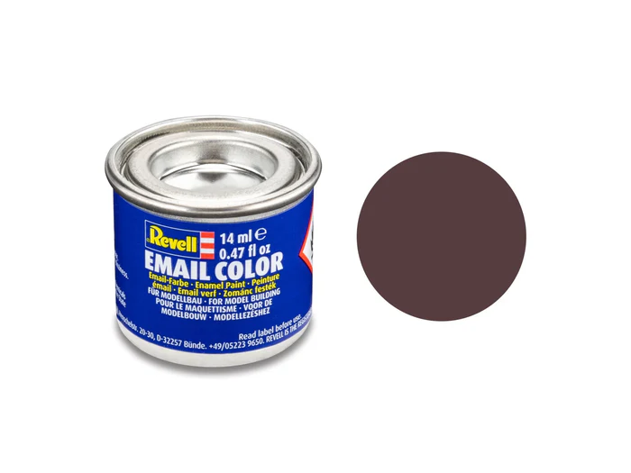 Matt "Leather Brown" - 84 - RAL 8027 - Emaljfärg - Revell