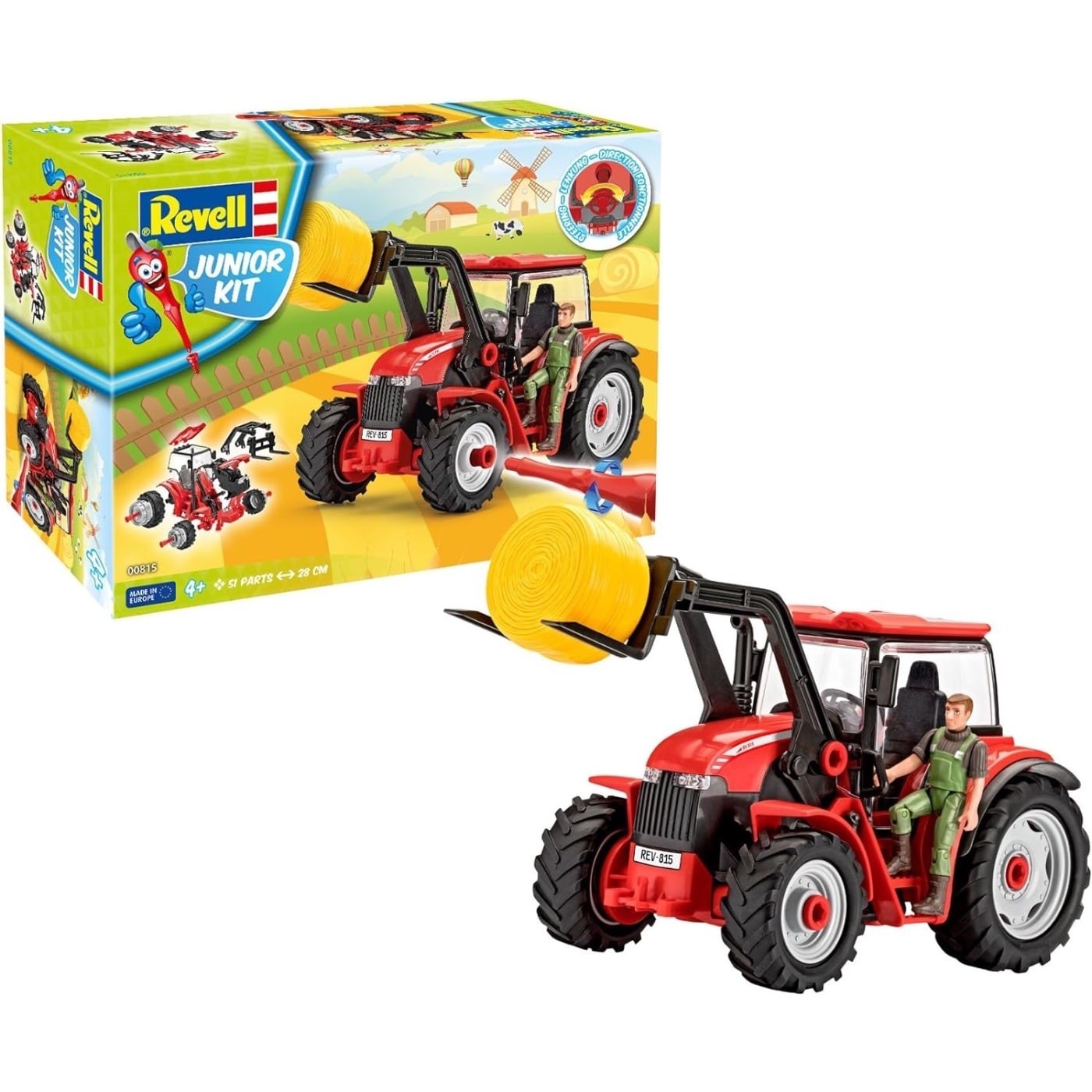 Läs mer om Traktor - Byggsats - 00815 - Revell Junior - 28 cm