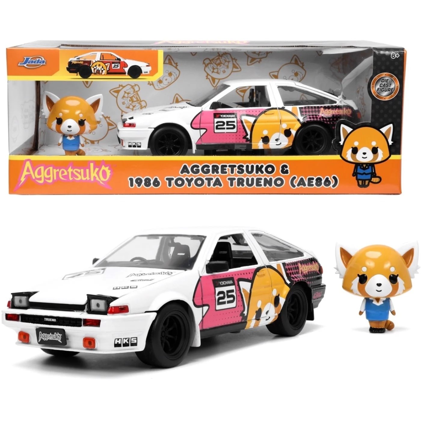 Läs mer om Retsuko & 1986 Toyota Trueno AE86 - Aggretsuko - Jada - 1:24