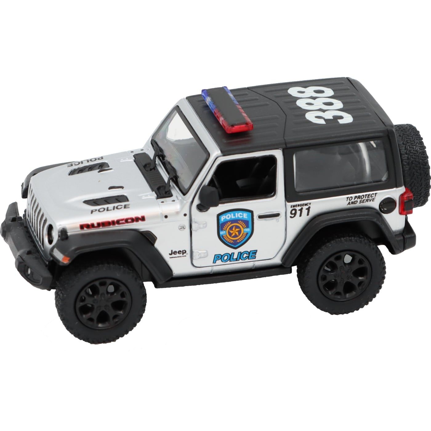 2018 Jeep Wrangler polisbil – Kinsmart – 1:34