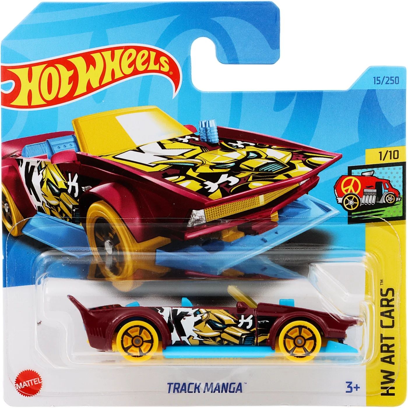 Läs mer om Track Manga - HW Art Cars - Lila - Hot Wheels