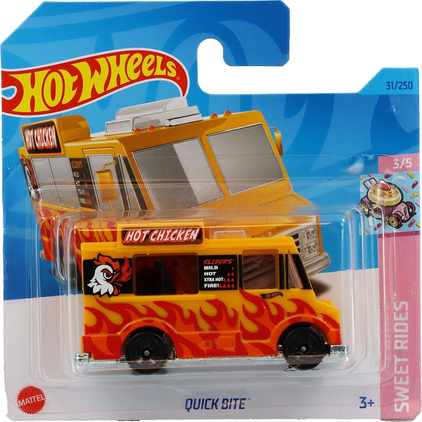 Läs mer om Quick Bite - Sweet Rides - Flames - Hot Wheels