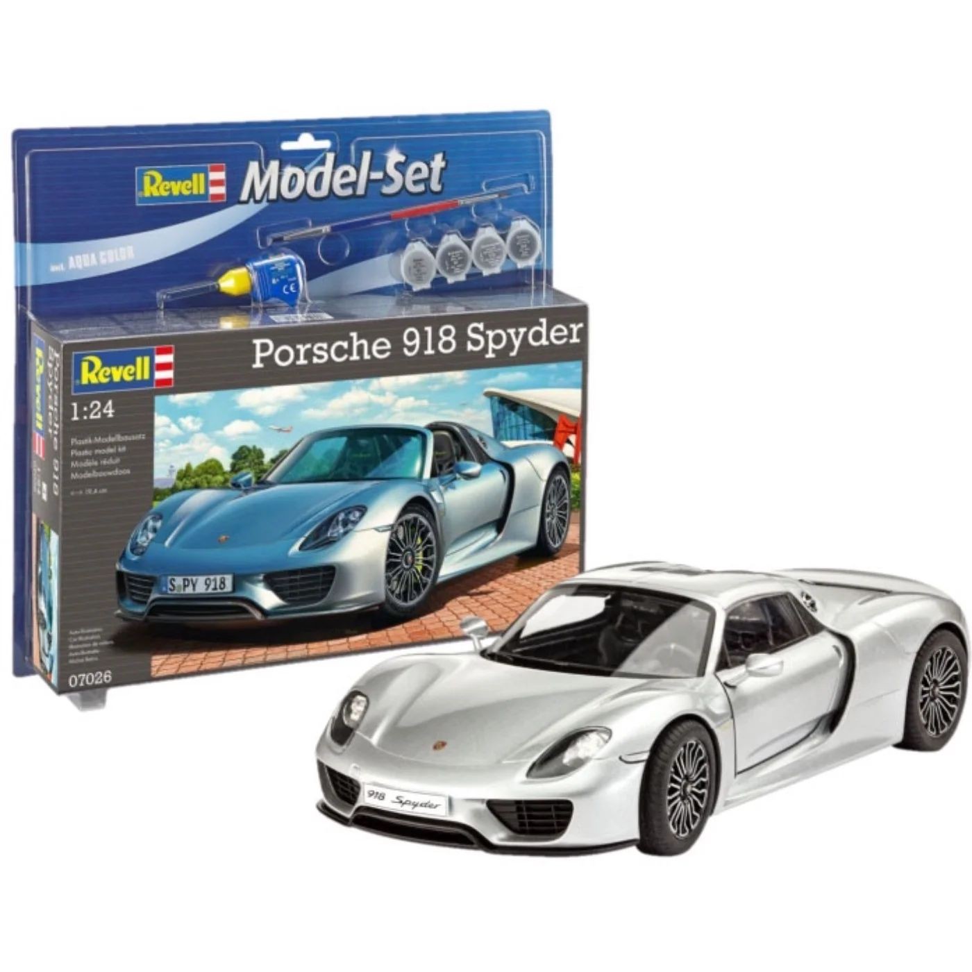 Läs mer om Porsche 918 Spyder - 7026 - Revell - 1:24