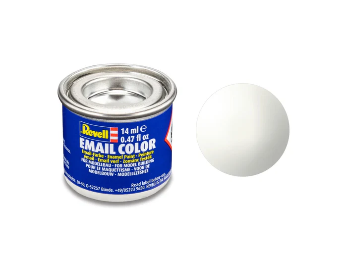 Gloss "White" - 4 - RAL 9010 - Emaljfärg - Revell