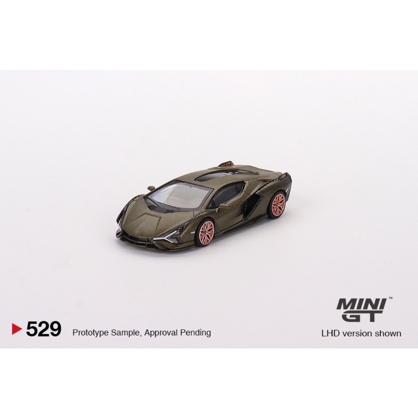 Lamborghini SiÃ¡n FKP 37 Presentation – Grön – Mini GT – 1:64