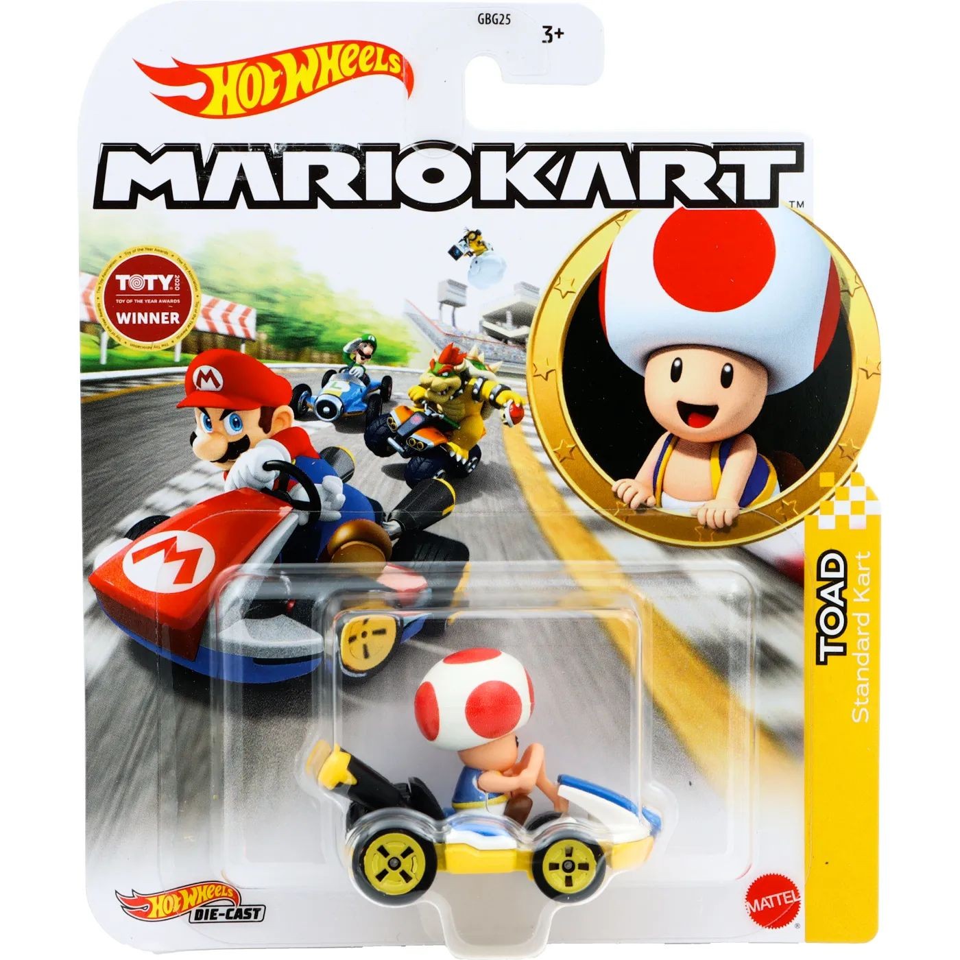 Läs mer om Toad - Mario Kart - Standard Kart - Hot Wheels