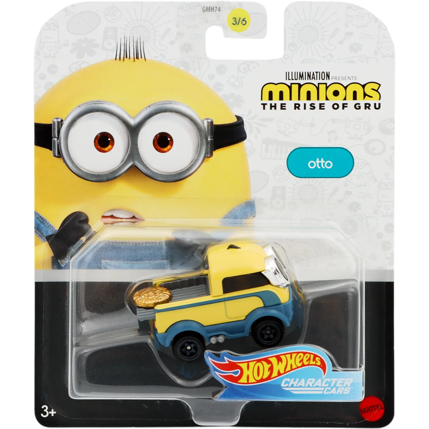 Otto – Minions: The Rise of Gru – 3/6 – Hot Wheels