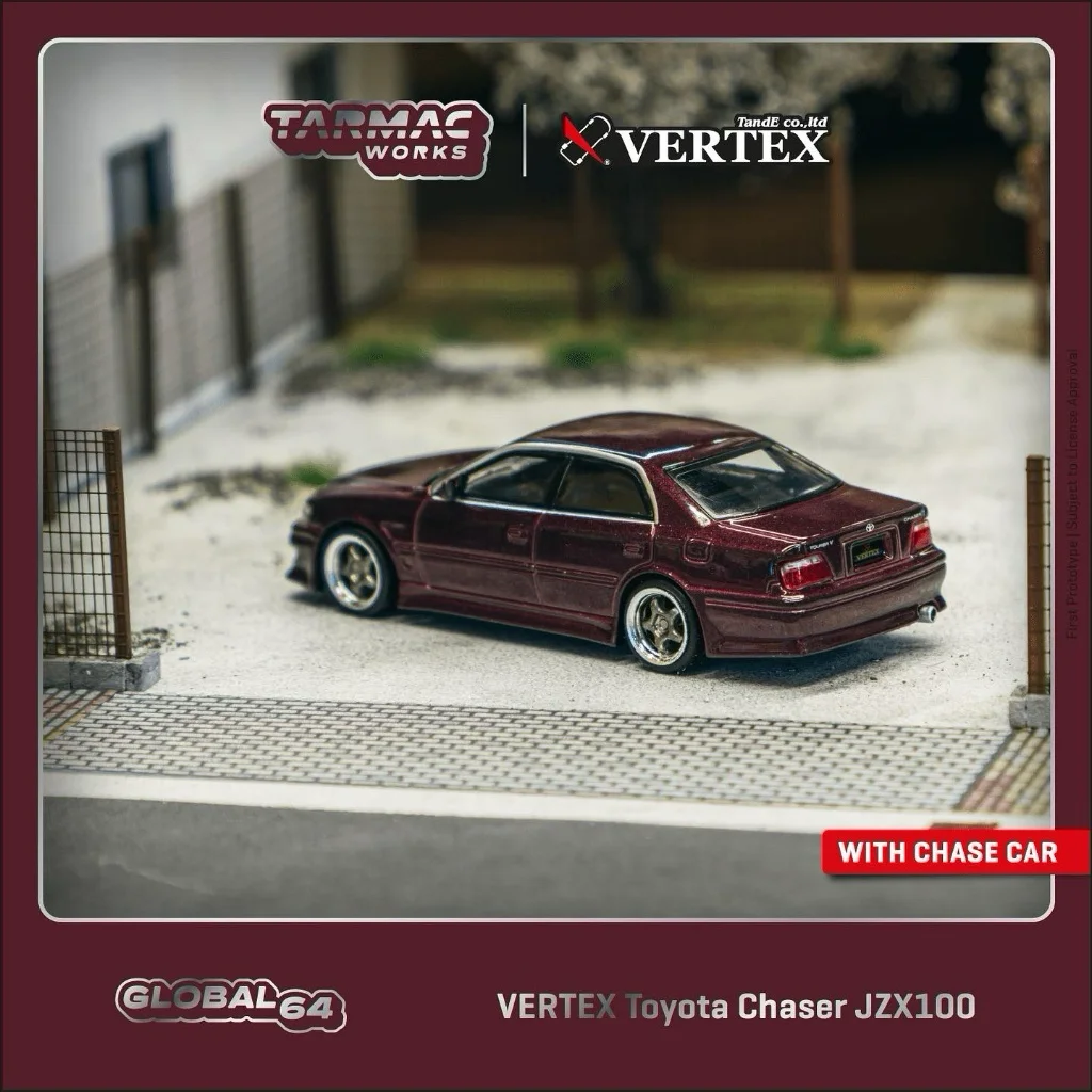 VERTEX Toyota Chaser JZX100 – Lila – Tarmac Works – 1:64