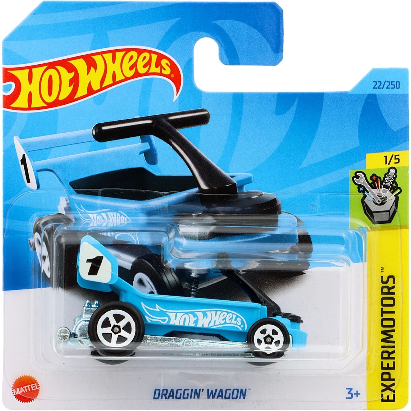 Draggin’ Wagon – Experimotors 1/5 – Blå – Hot Wheels