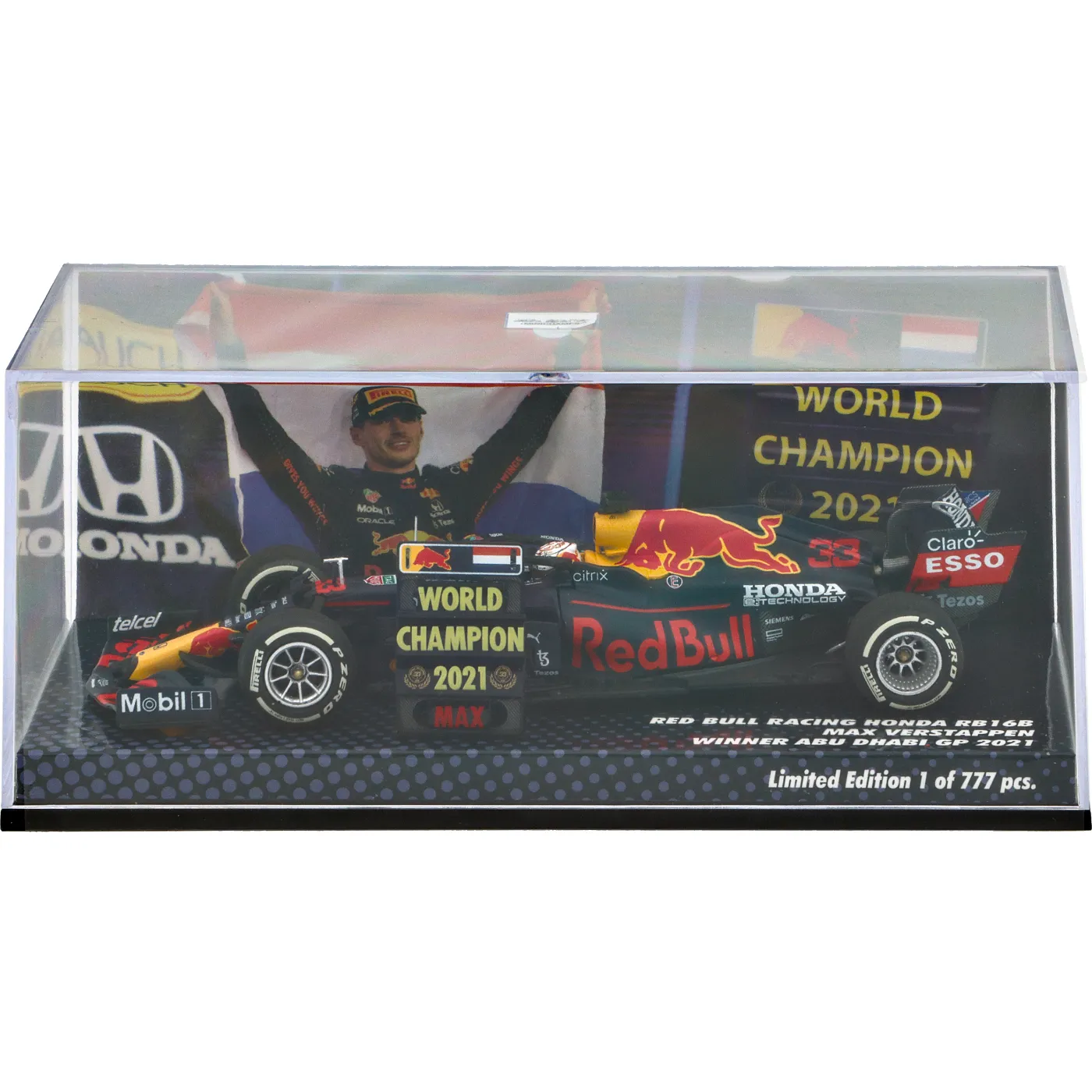 RB16B – Abu Dhabi GP – Max Verstappen – Minichamps – 1:43