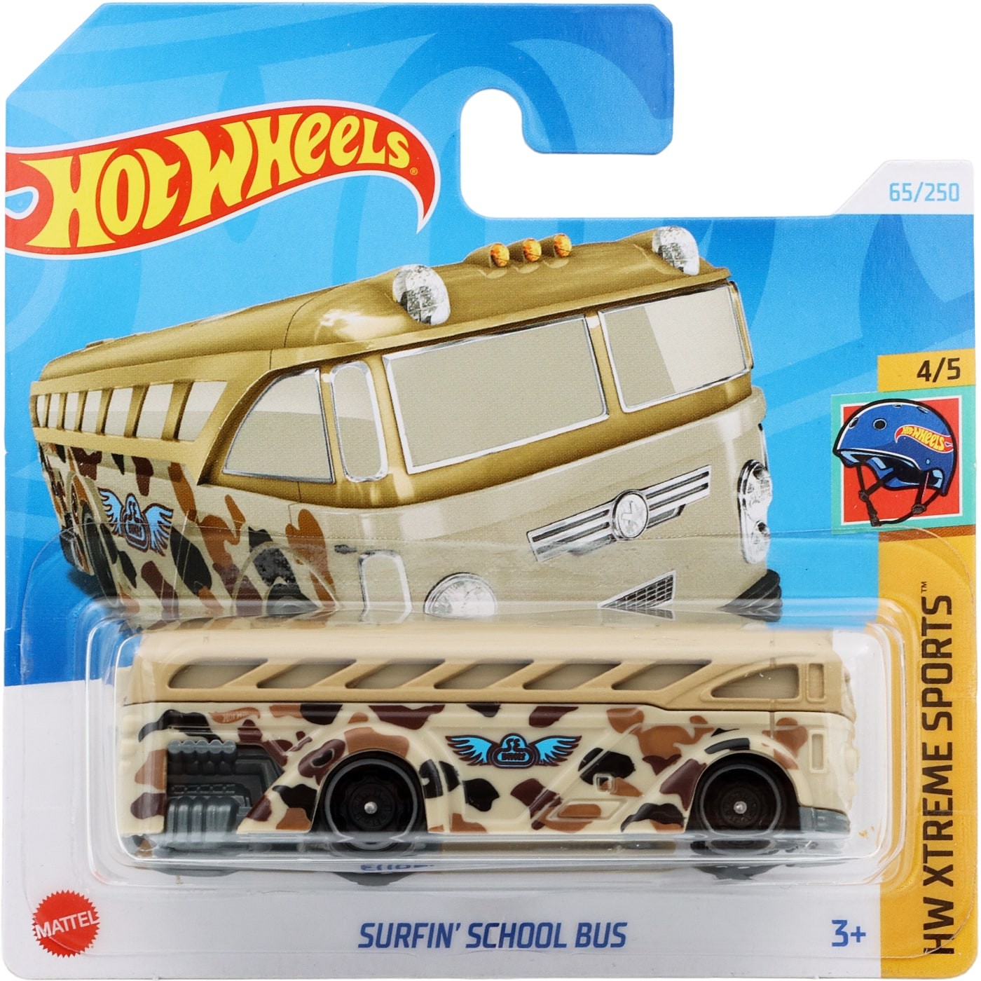 Läs mer om Surfin School Bus - Brun - HW Xtreme Sports - Hot Wheels