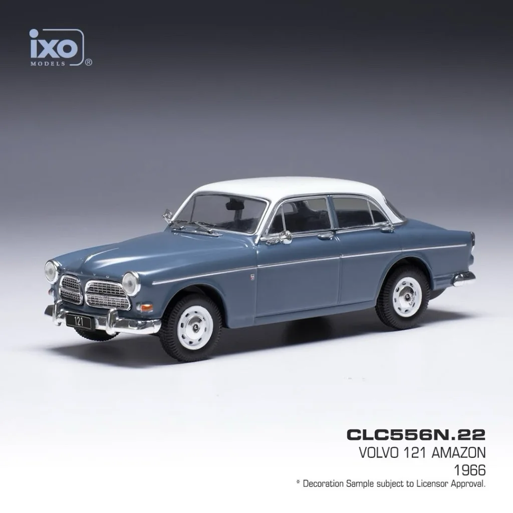 Läs mer om Volvo 121 Amazon - 1961 - Grå / Vit - Ixo Models - 1:43