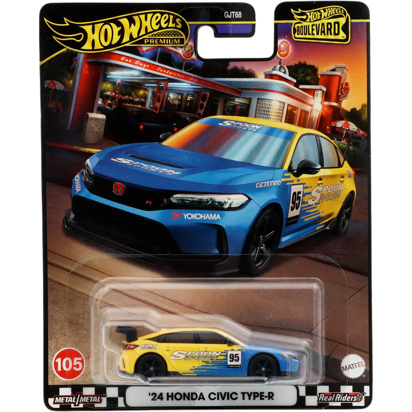 Läs mer om 24 Honda Civic Type-R - Boulevard 105 - Hot Wheels