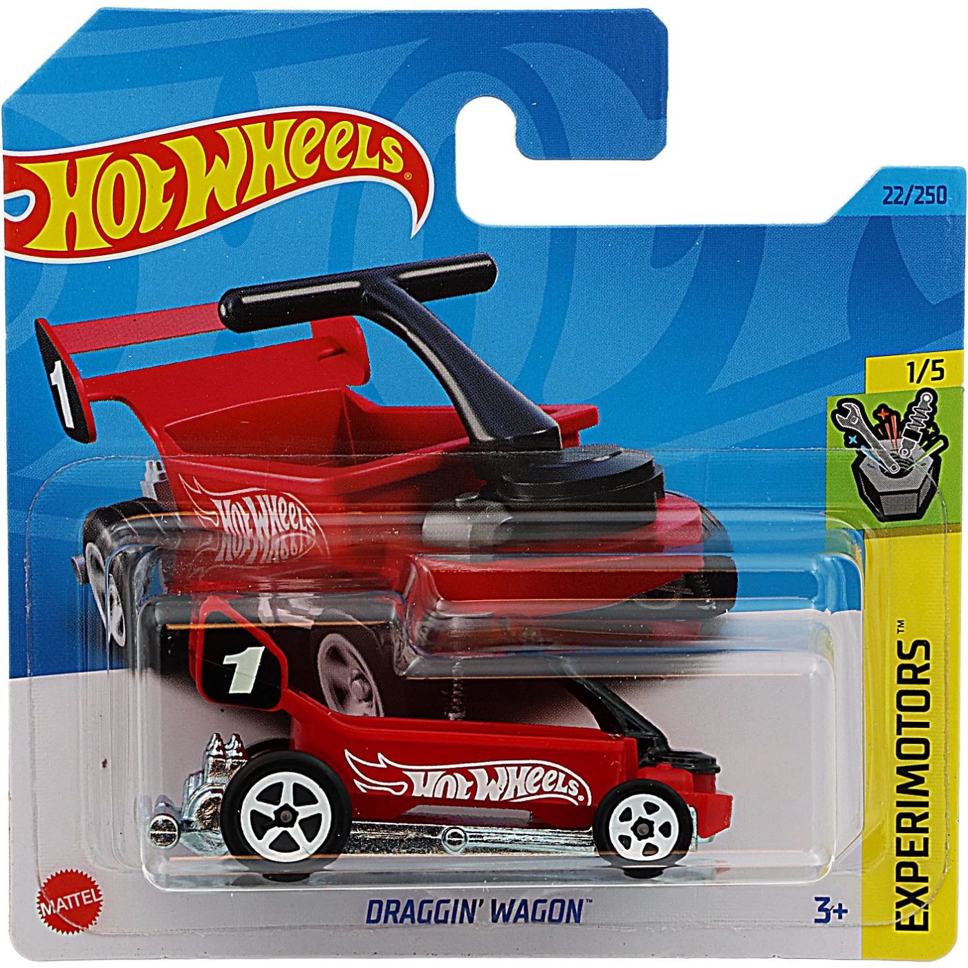 Draggin’ Wagon – Experimotors – Röd – Hot Wheels