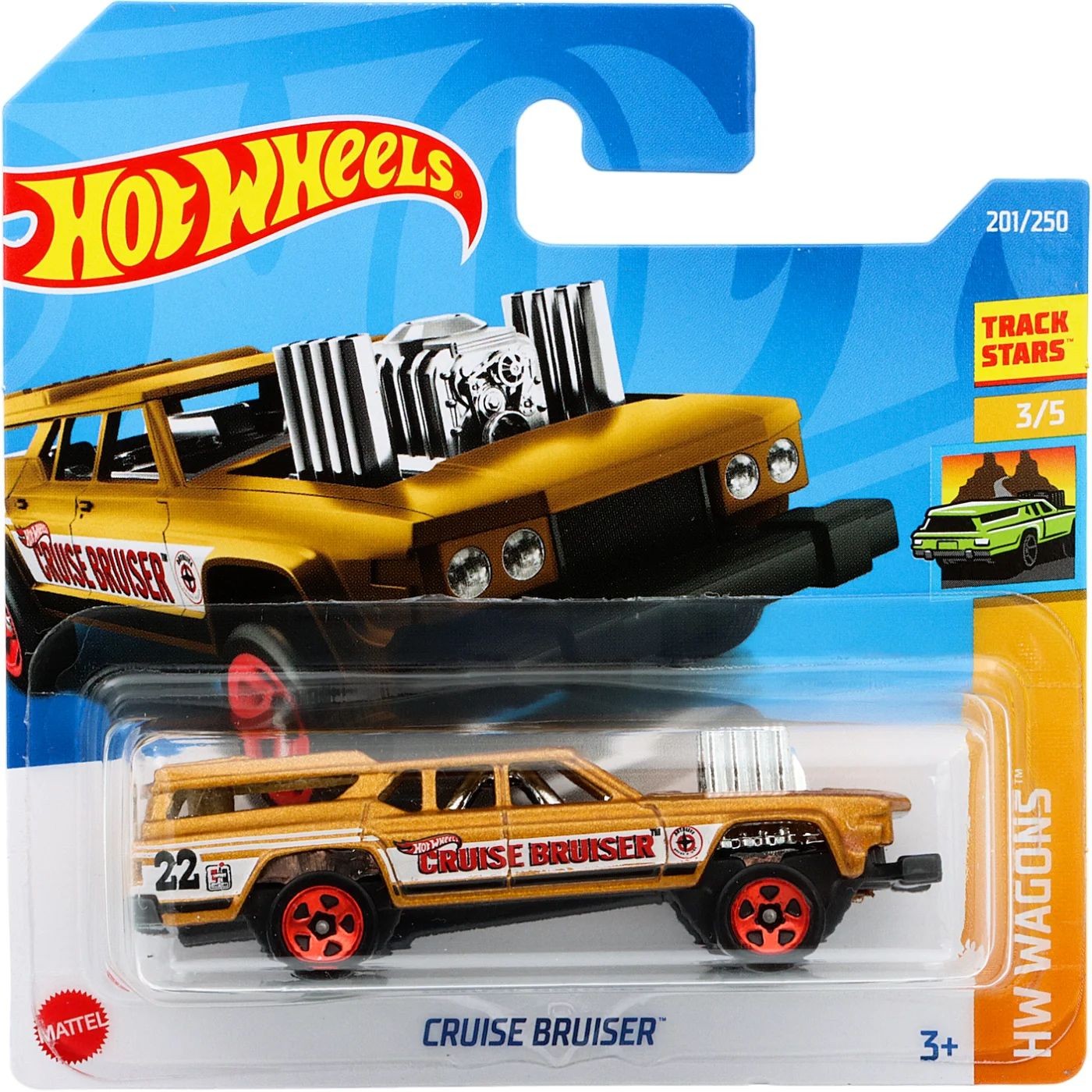 Cruise Bruiser – HW Wagons – Guld – Hot Wheels