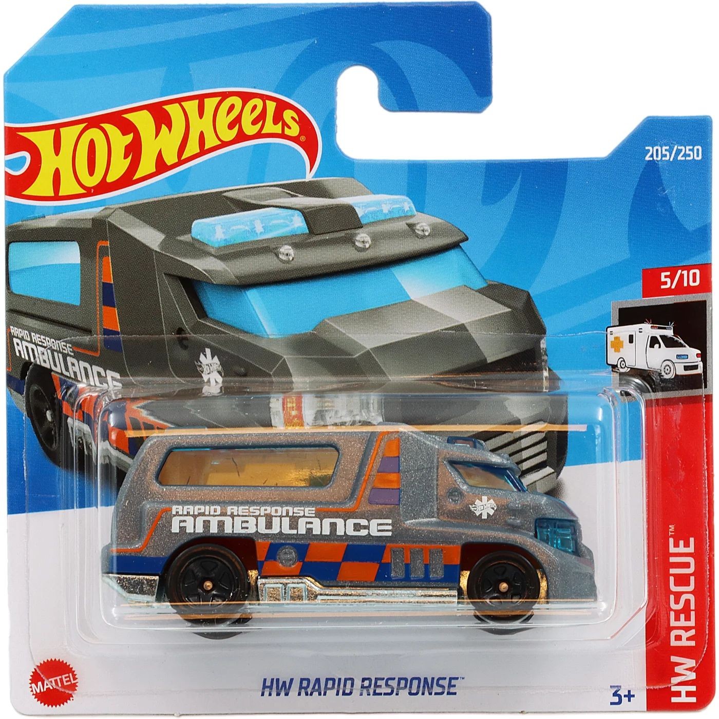 Läs mer om HW Rapid Response - Grå - Hot Wheels