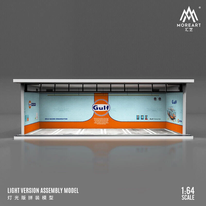 Gulf Parking Garage - LED-belysning - 1:64