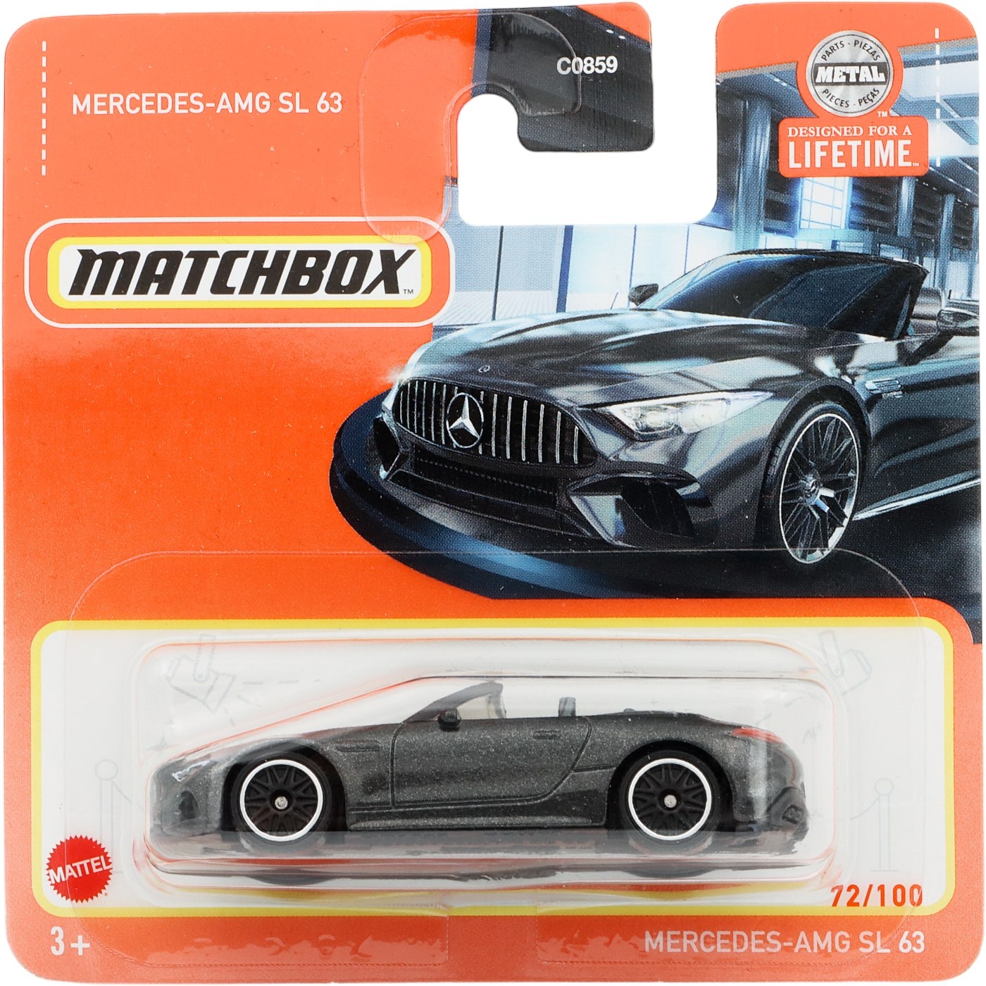 Läs mer om Mercedes-AMG SL 63 - Grå - Matchbox