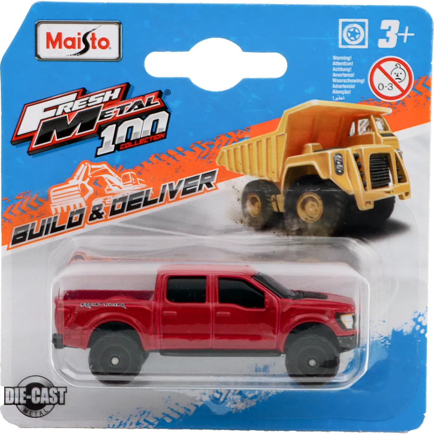 Läs mer om Ford F-150 Raptor - 2001 - Röd - Maisto - 7 cm