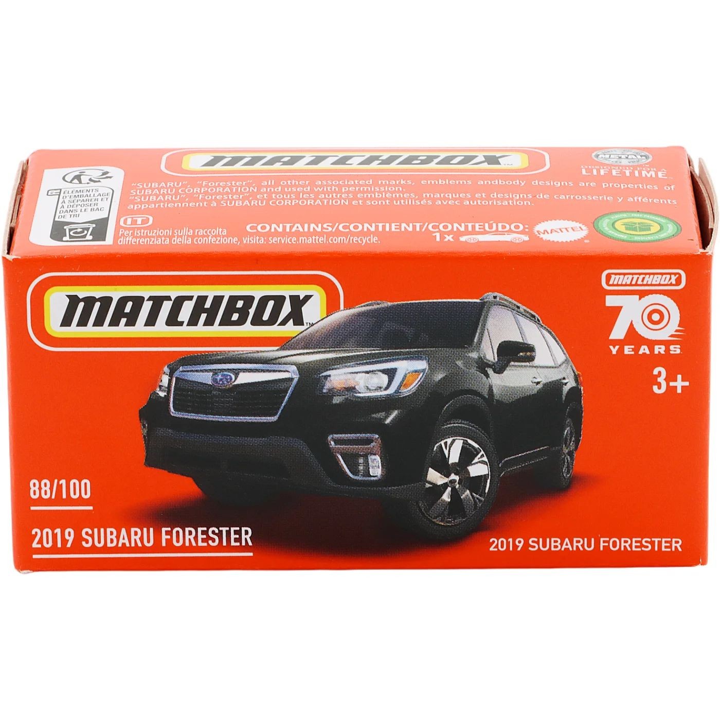 2019 Subaru Forester – Mörkblå – Power Grab – Matchbox