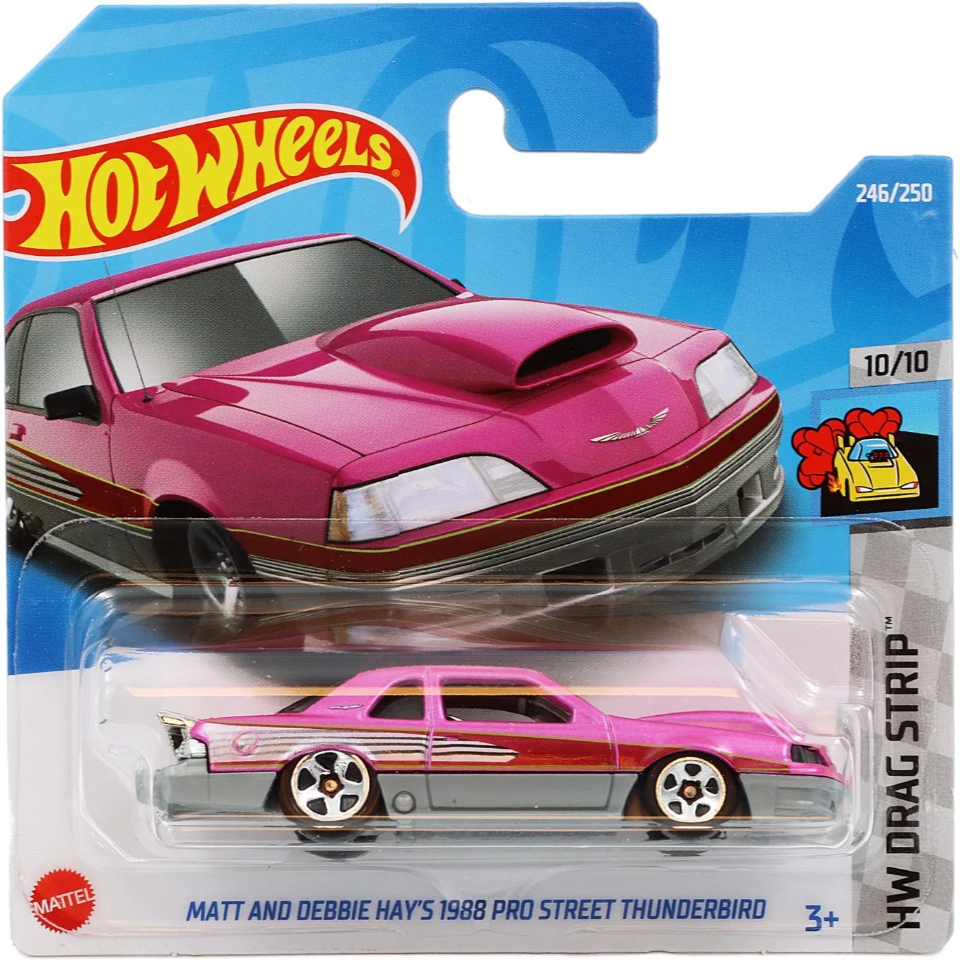Hot Wheels 1/64 - Matt & Debbie 1988 Pro Street Thunderbirds #5/10 - Édition 2022 - Neuf