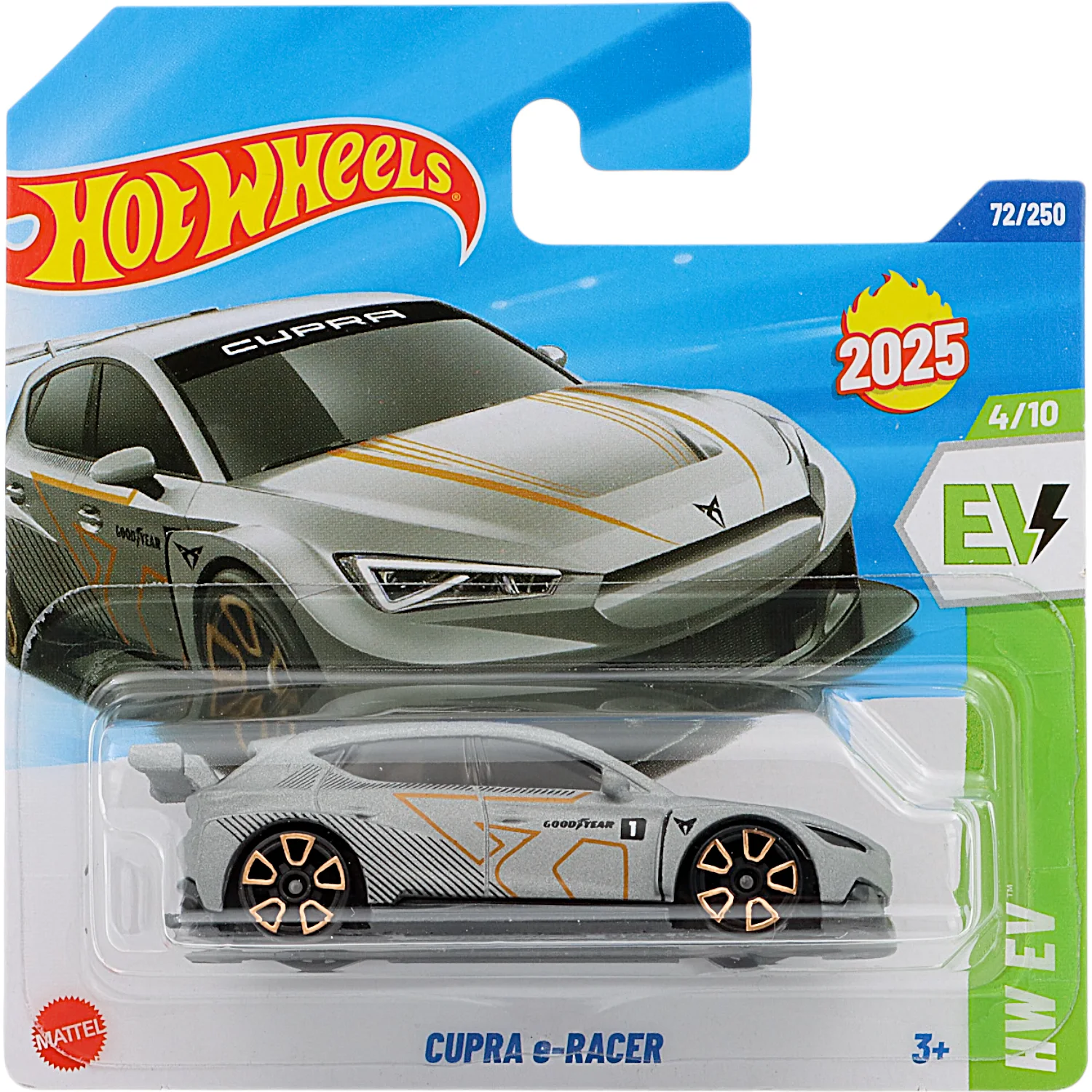 Cupra e-Racer - Grå - HW EV - 72/250 - Hot Wheels