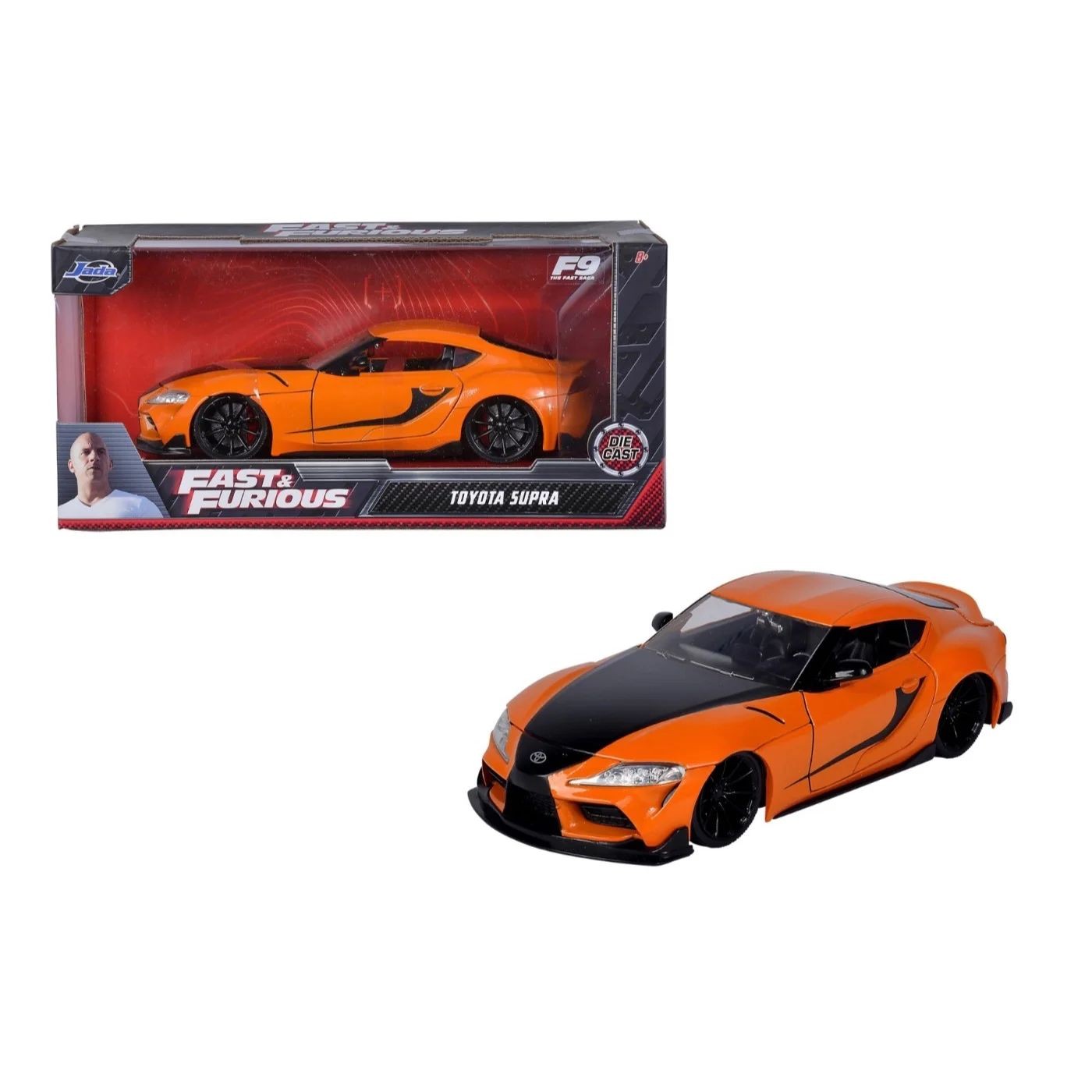 Toyota GR Supra – Fast &amp Furious – Orange – Jada Toys – 1:24