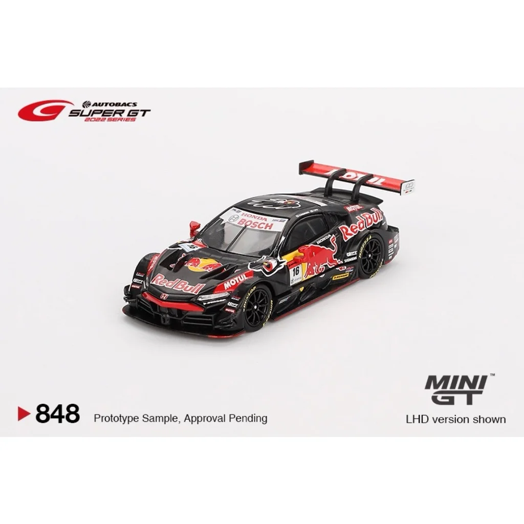 Honda NSX-GT "TYPE S" GT500 #16 - Red Bull - Mini GT - 1:64