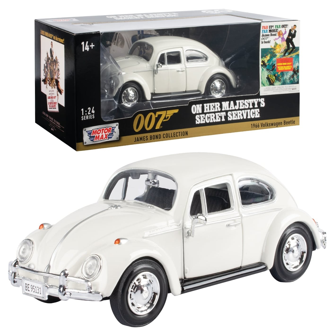 1966 VW Beetle – On Her Majesty’s Secret Service – MM – 1:24