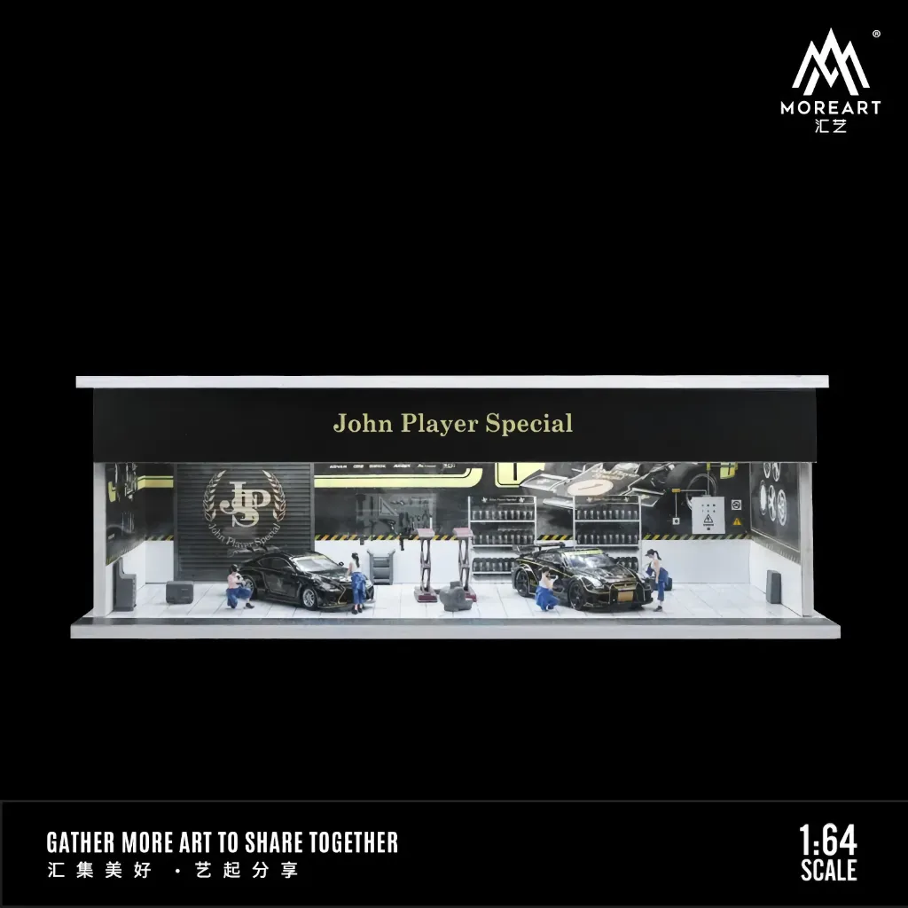 John Player Special Parking Garage - LED-belysning - 1:64