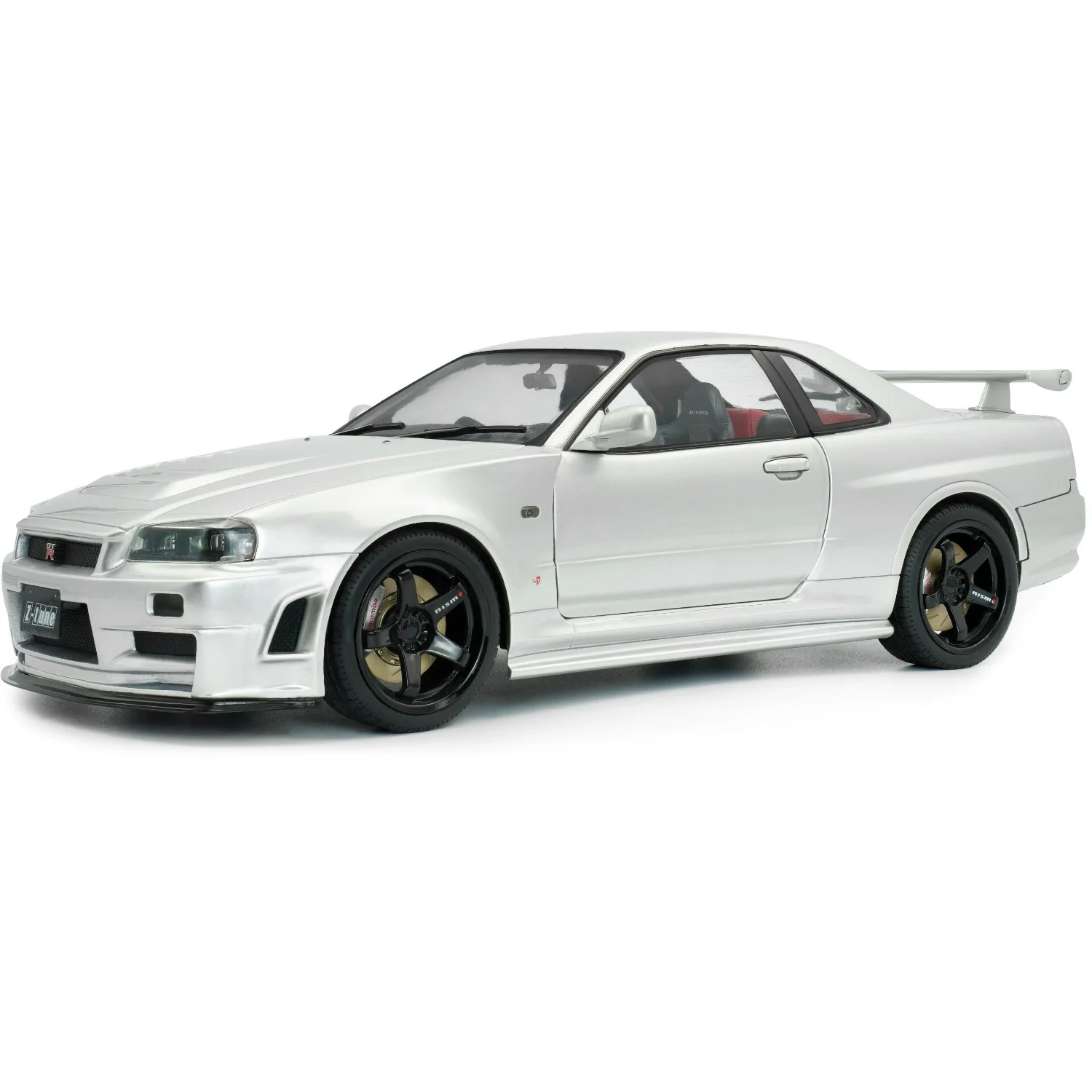 Nissan Skyline GT-R (BNR34) Nismo Parts - Silver - 1999 - Solido - 1:18