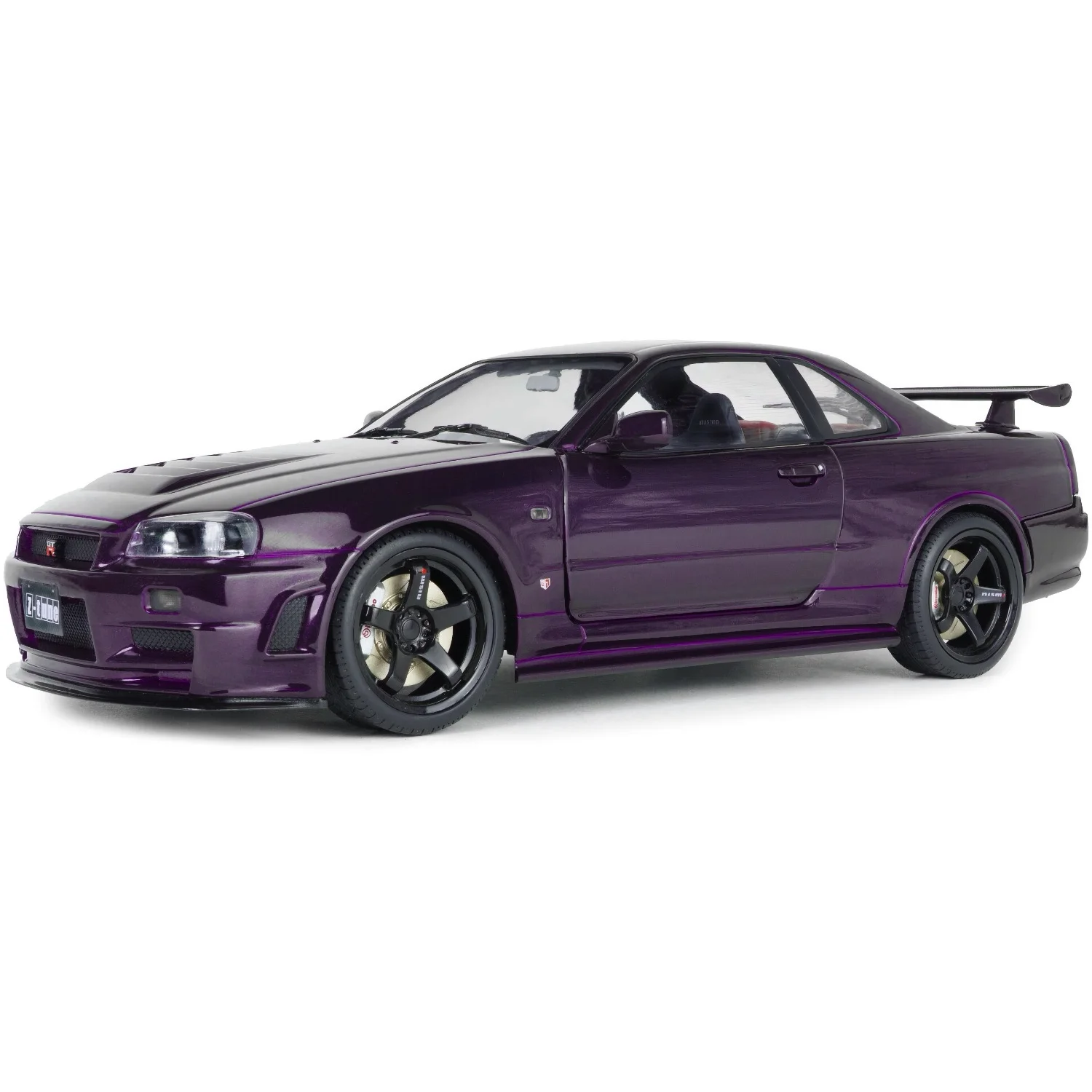 Nissan Skyline GT-R (BNR34) Z-Tune - Lila - 1999 - Solido - 1:18