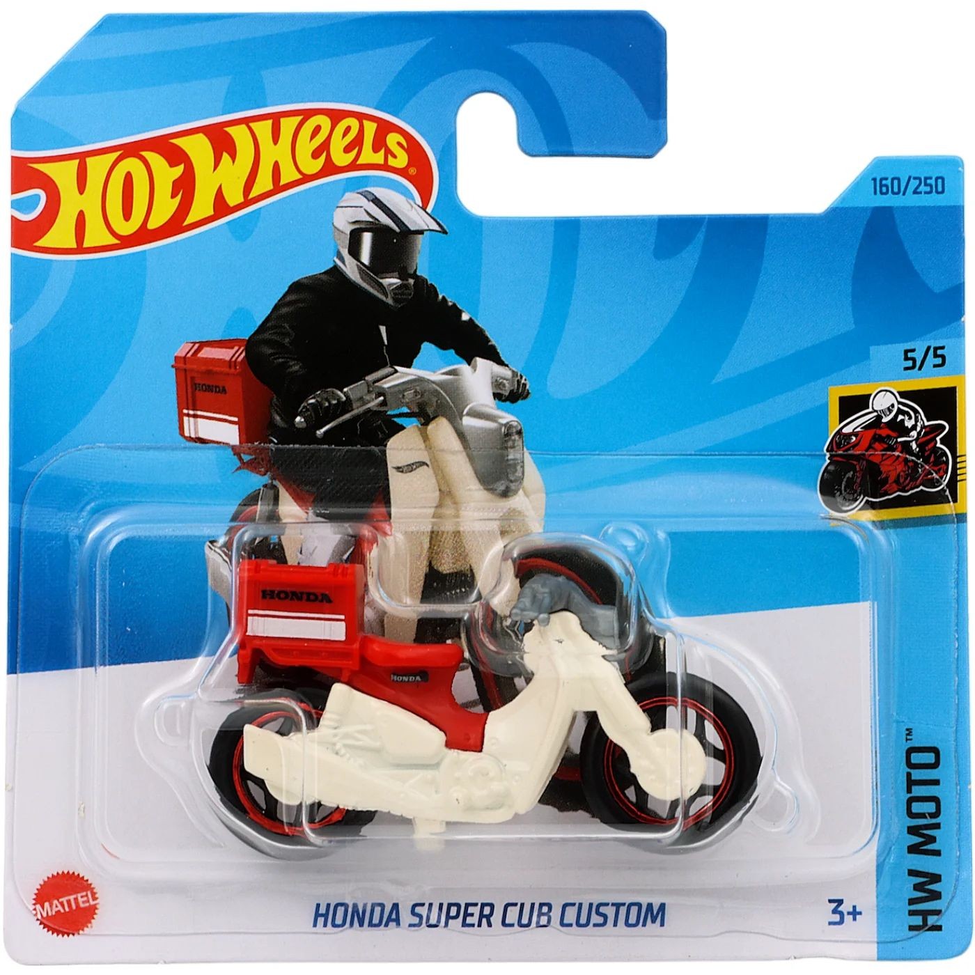 Honda Super Cub Custom – HW Moto 5/5 – Vit – Hot Wheels