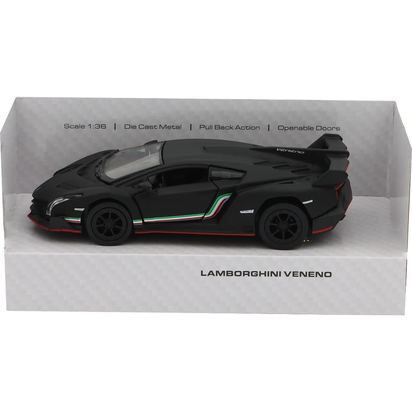 Lamborghini Veneno – Svart – Kinsmart – 1:36