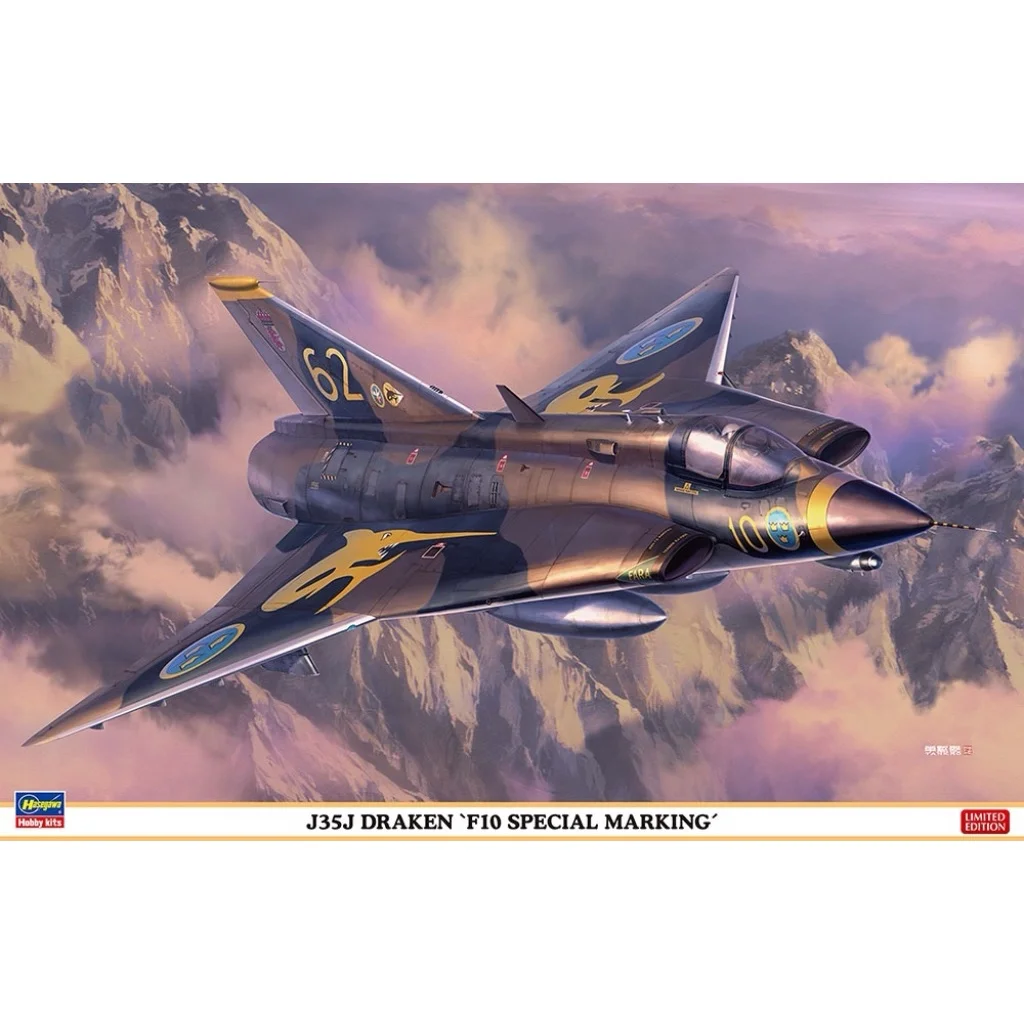 J35J Draken F10 Special Marking - Hasegawa - 1:48