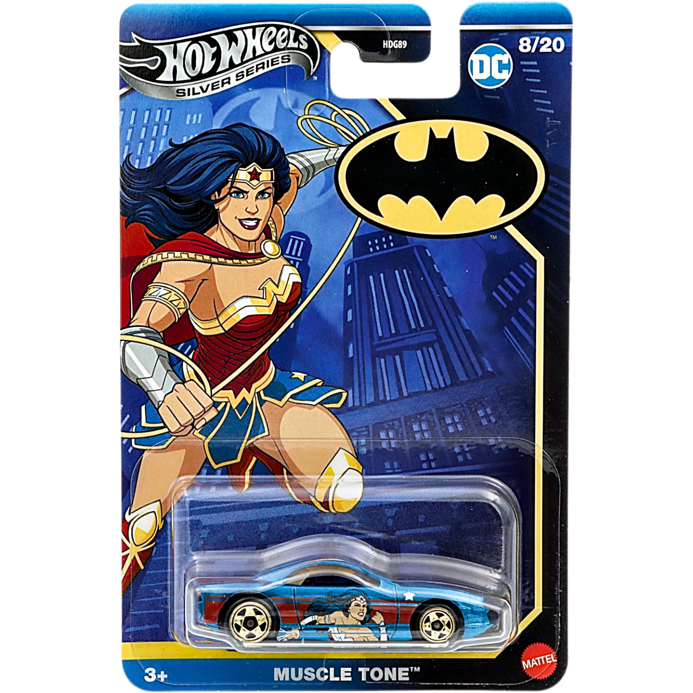 Muscle Tone - Blå - The Batman - Hot Wheels