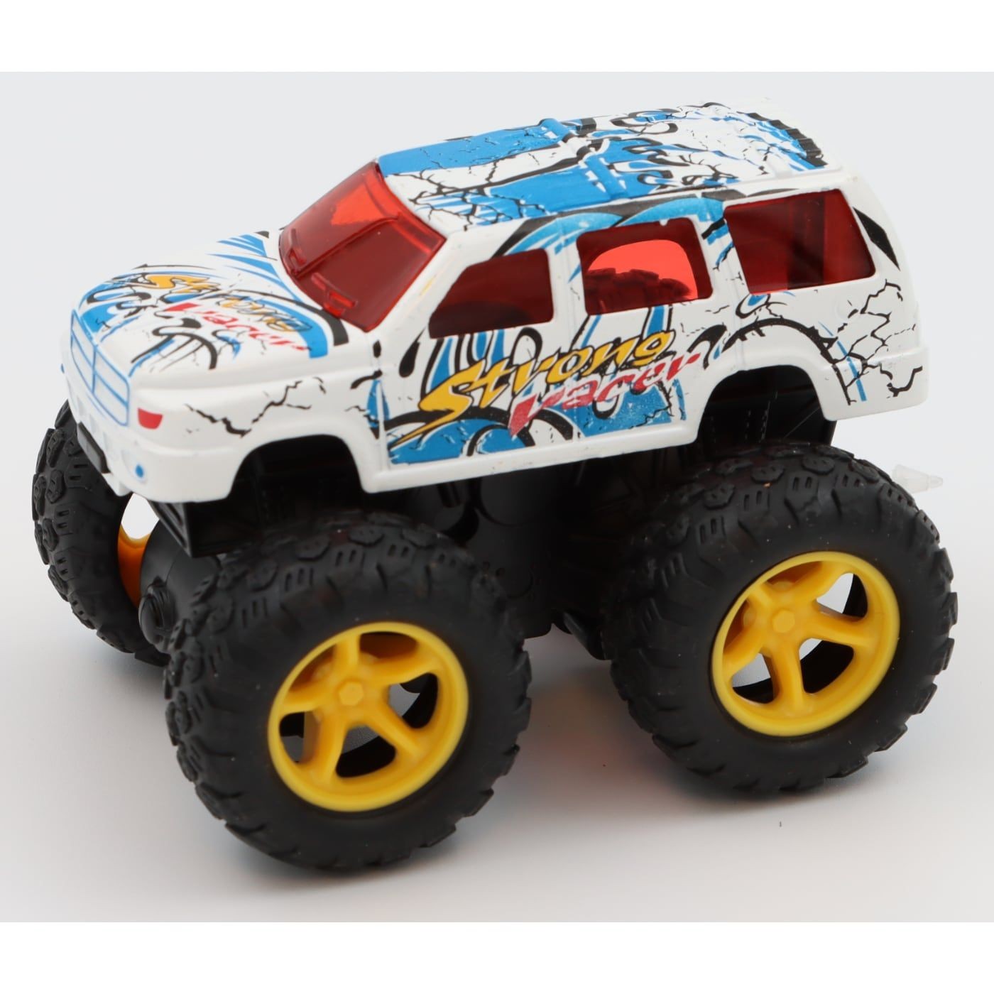 Monster Truck – Bigfoot – Off-Road crawler med friktion – Vit