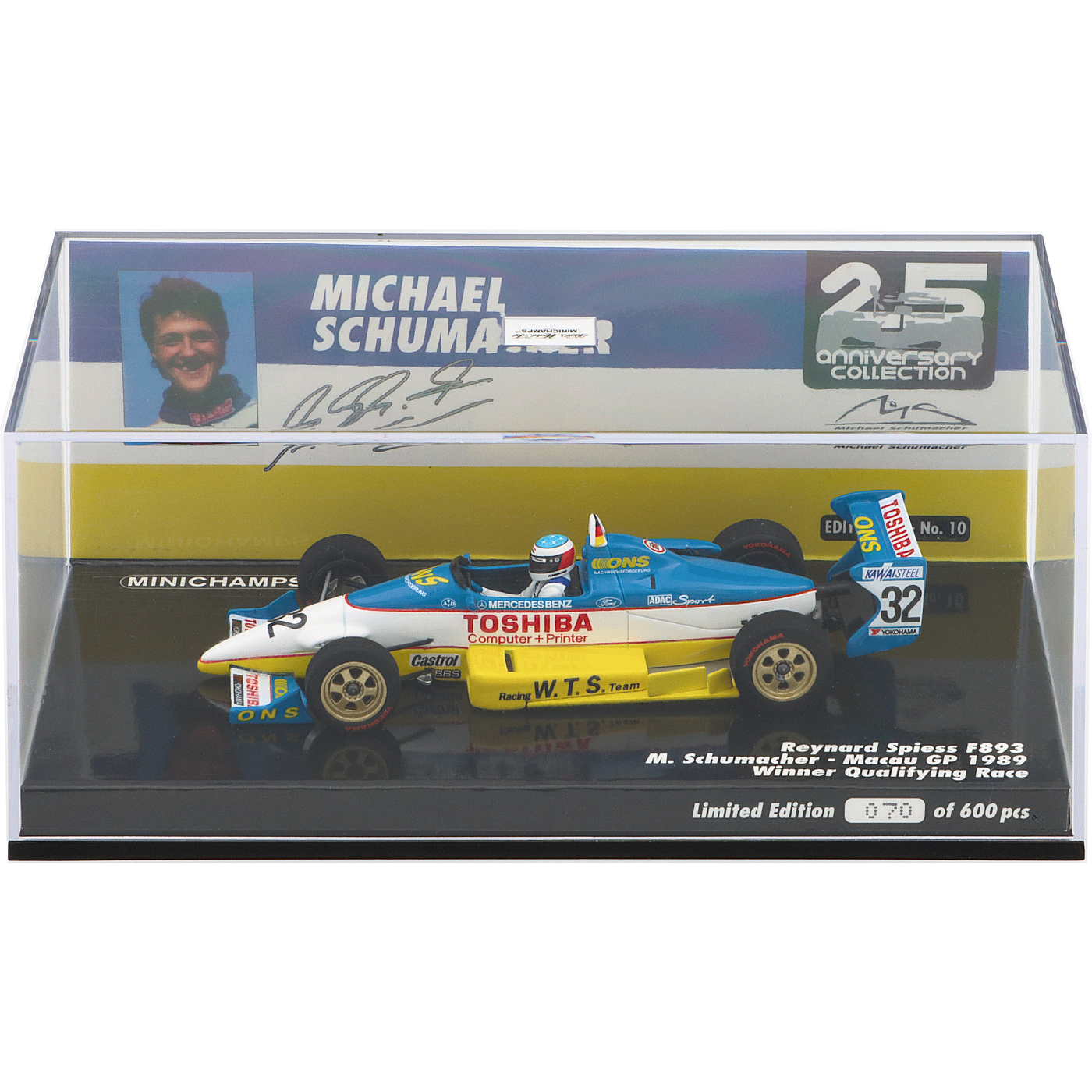Reynard Spiess F893 - M. Schumacher 1989 - Minichamps 1:43