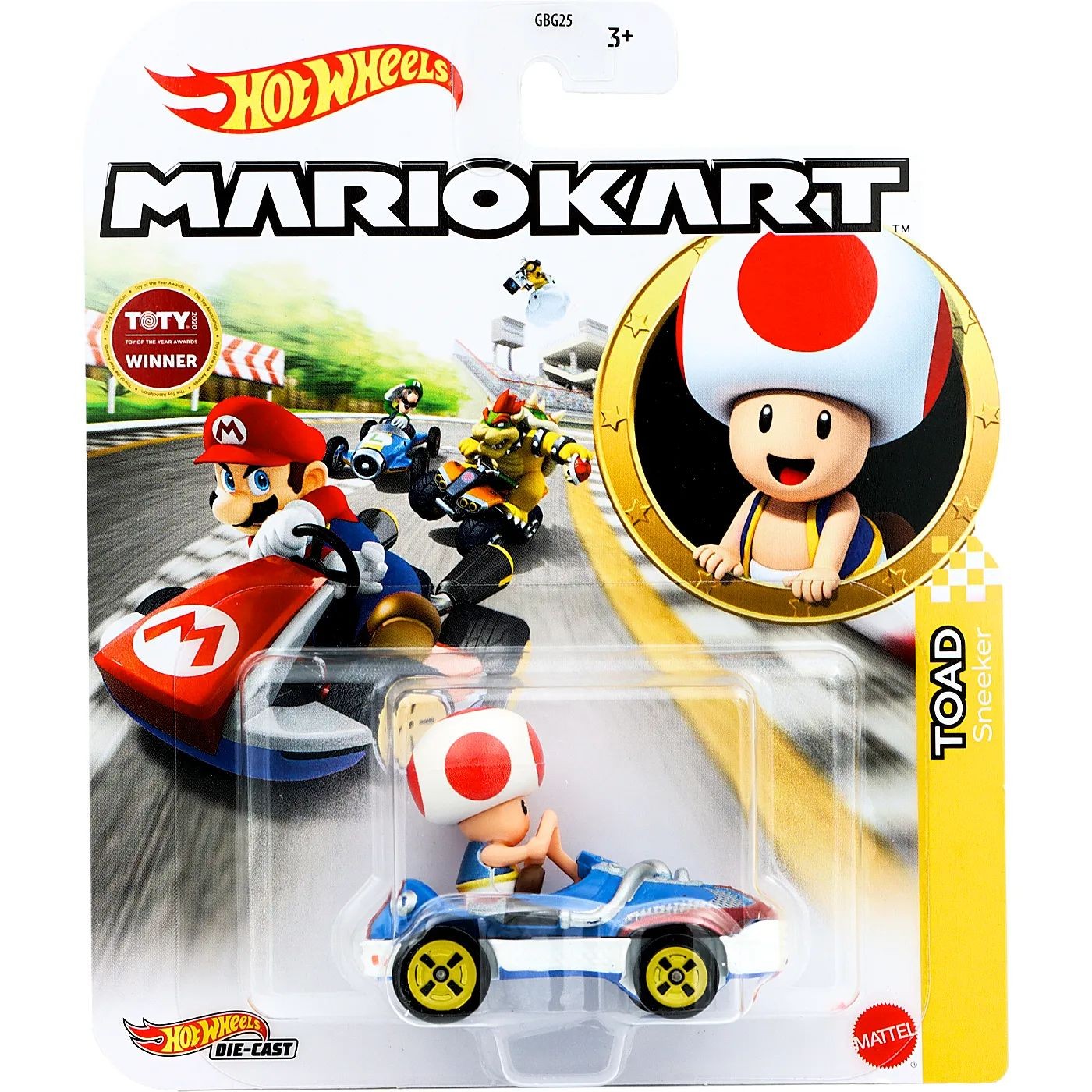 Läs mer om Toad - Mario Kart - Sneeker - Hot Wheels