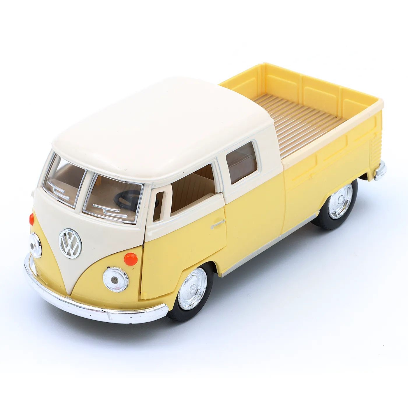 1963 Volkswagen Bus Double Cab Pickup – Kinsmart – 1:34 – Pastellgul