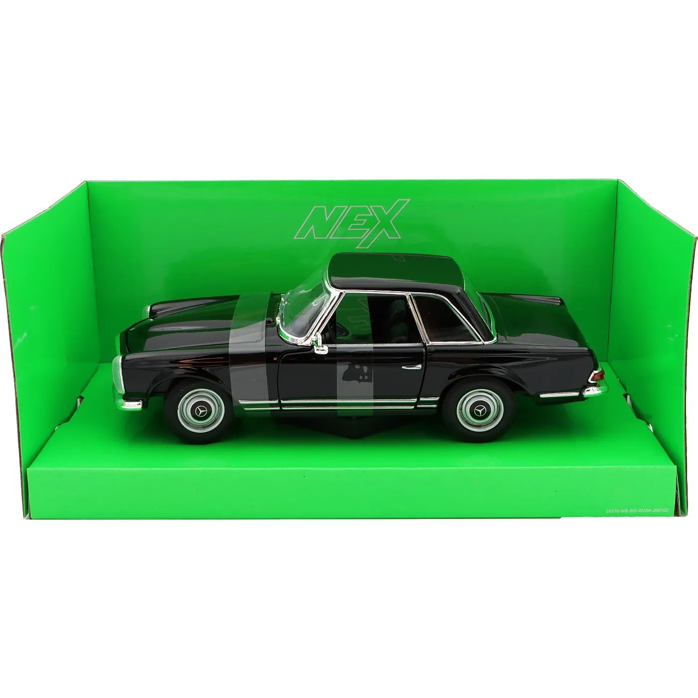 1963 Mercedes-Benz 230 SL – Svart – Welly – 1:24