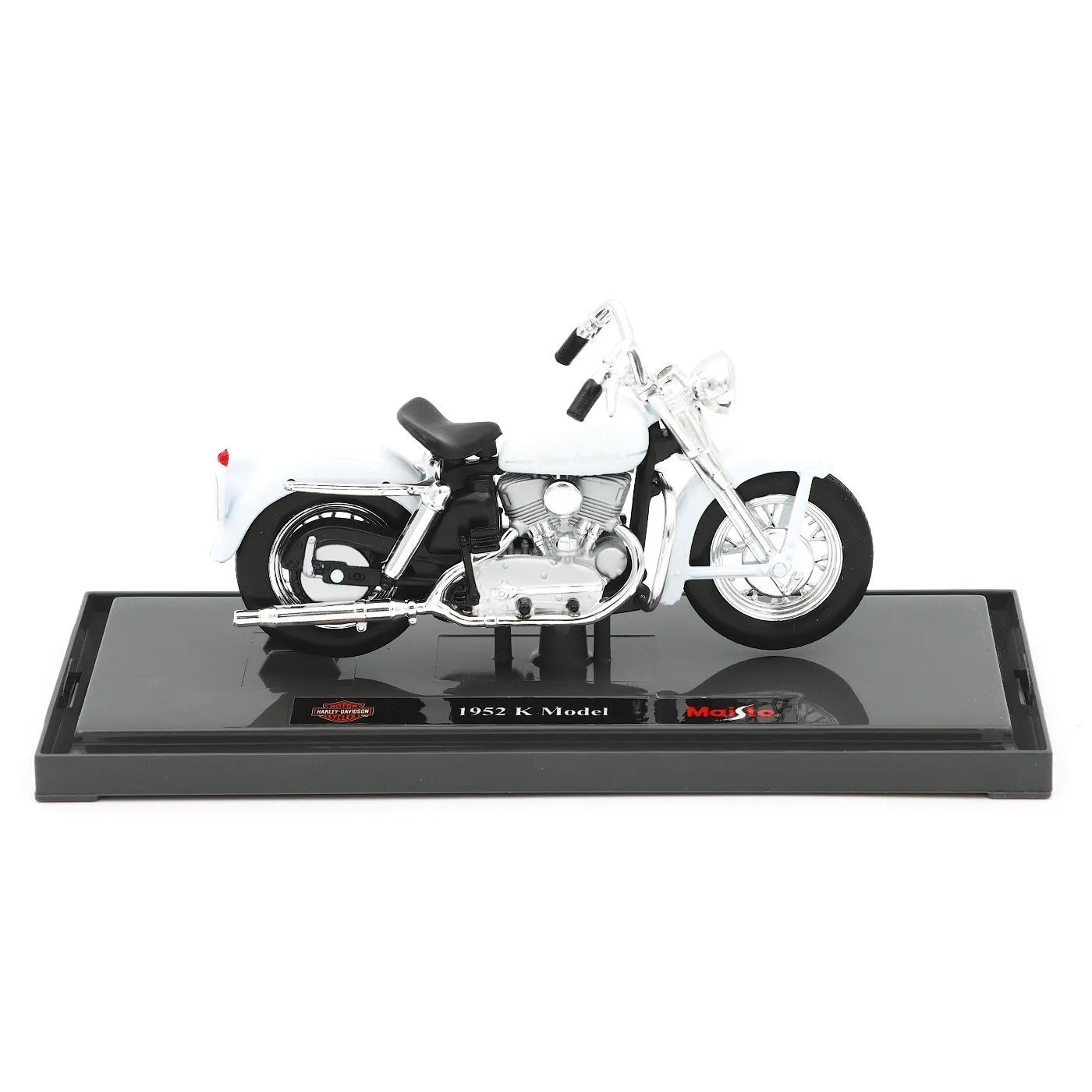 1952 K Model – Harley-Davidson – Vit – Maisto – 1:18